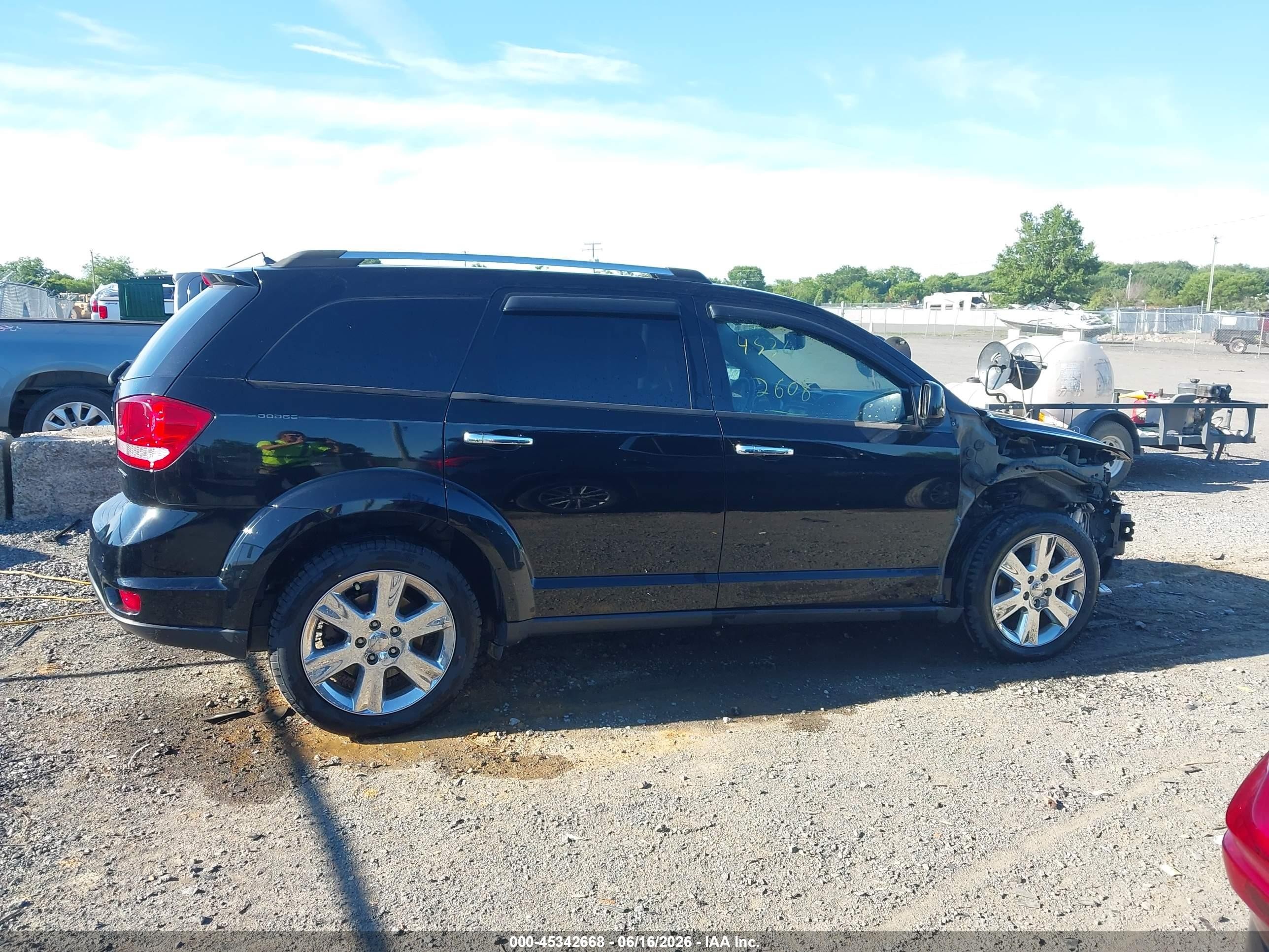 2014 Dodge Journey Limited Black vin: 3C4PDCDG2ET198568