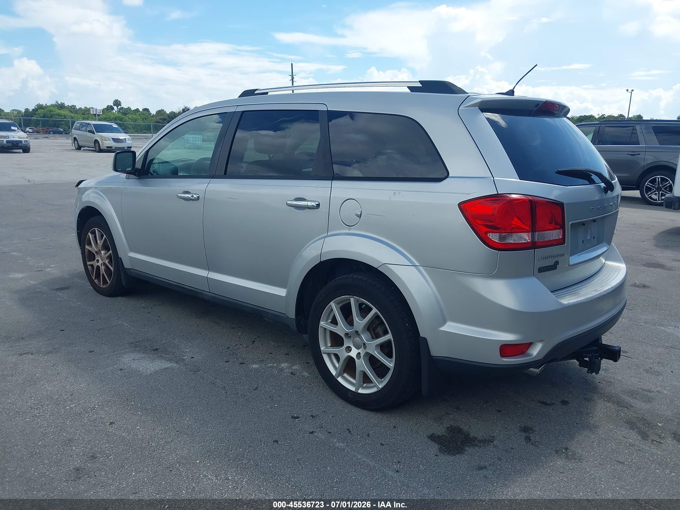 2012 Dodge Journey Crew Silver vin: 3C4PDCDG3CT152728