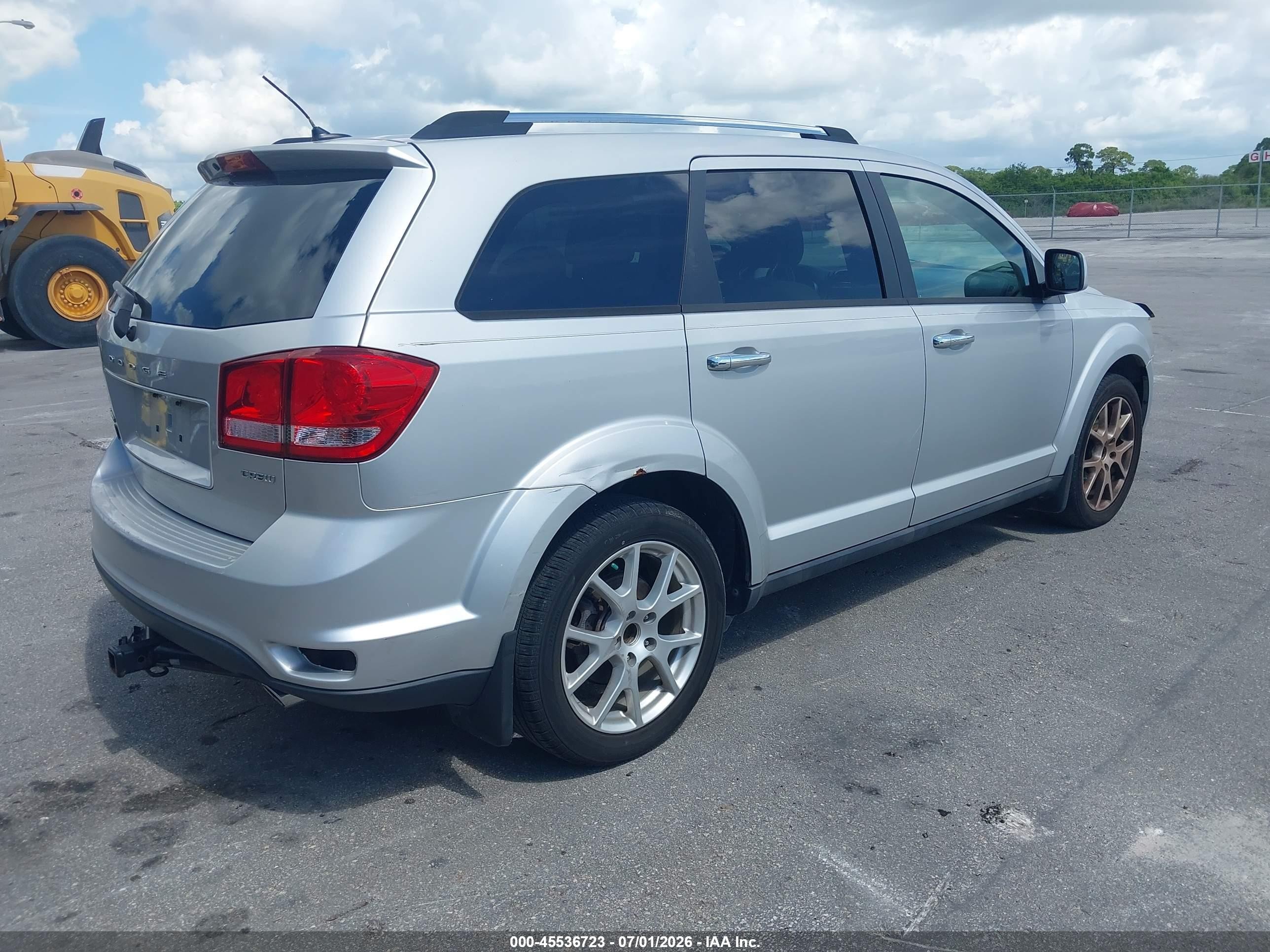 2012 Dodge Journey Crew Silver vin: 3C4PDCDG3CT152728