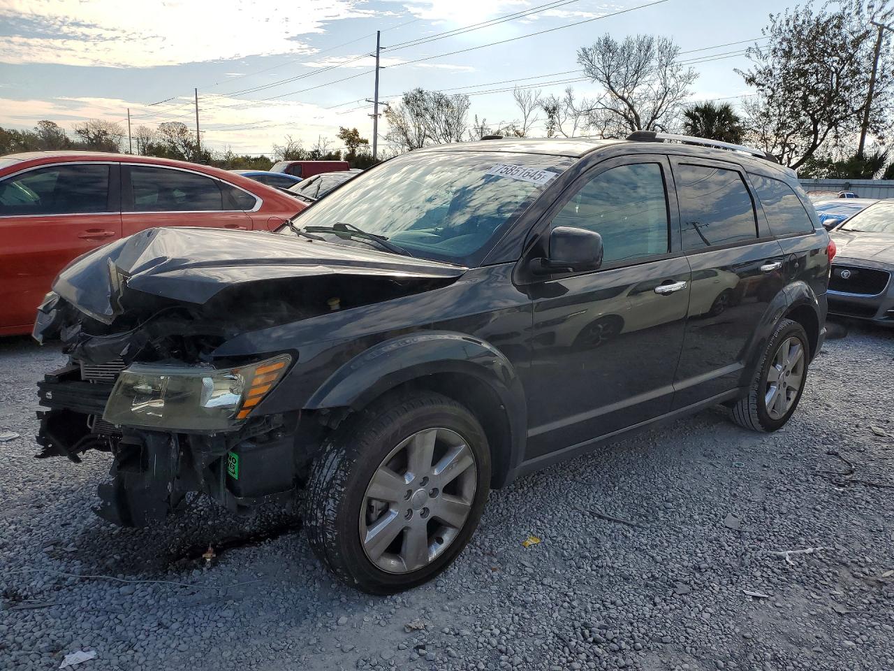 2012 Dodge Journey Crew Black vin: 3C4PDCDG3CT372645