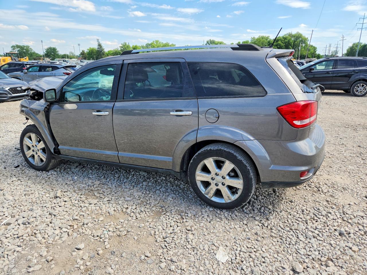 2013 Dodge Journey Crew Gray vin: 3C4PDCDG3DT675829