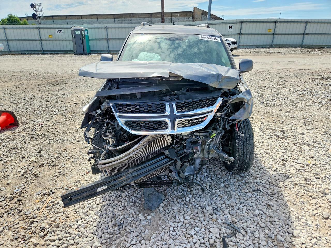 2013 Dodge Journey Crew Gray vin: 3C4PDCDG3DT675829