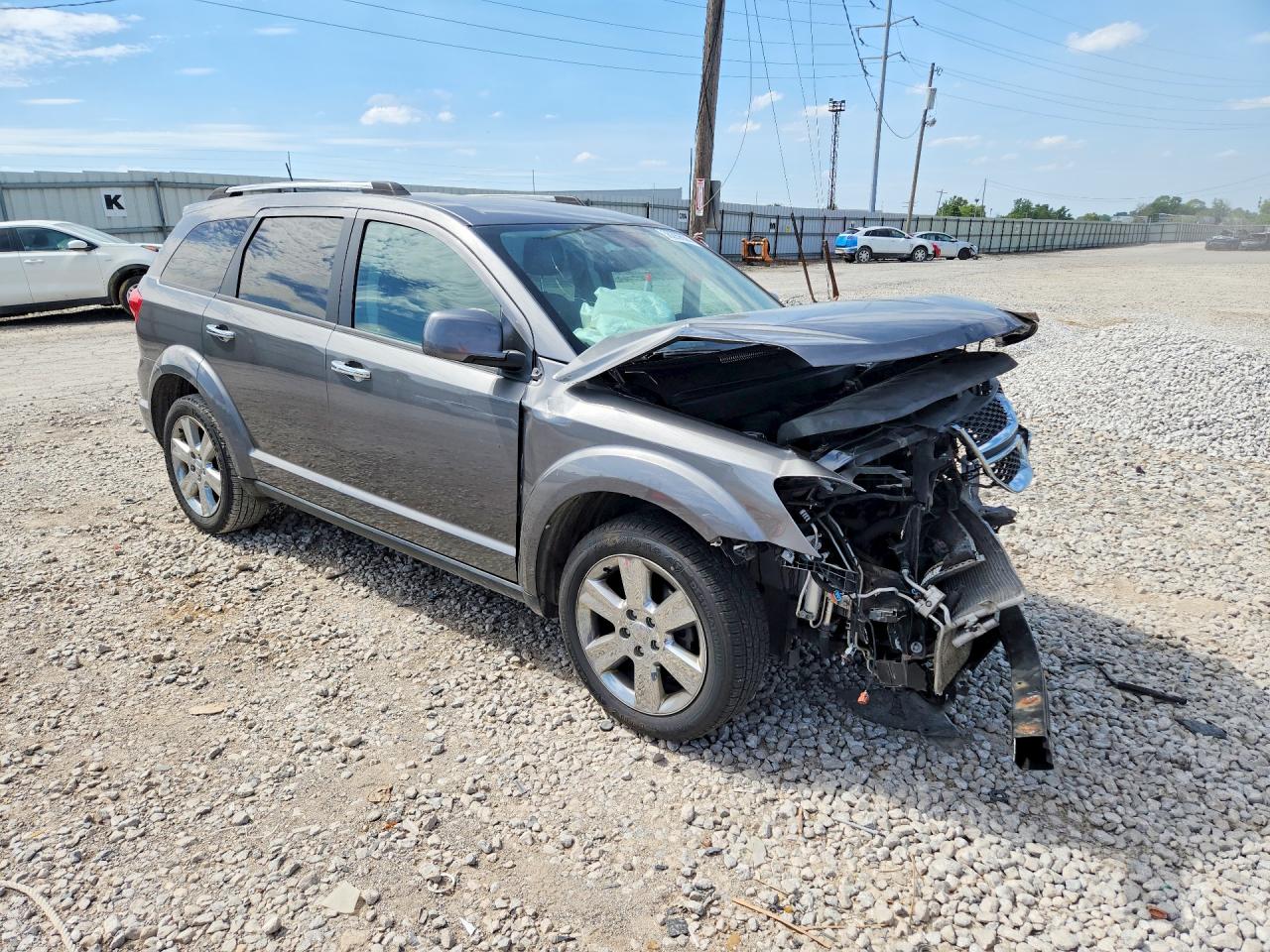 2013 Dodge Journey Crew Gray vin: 3C4PDCDG3DT675829