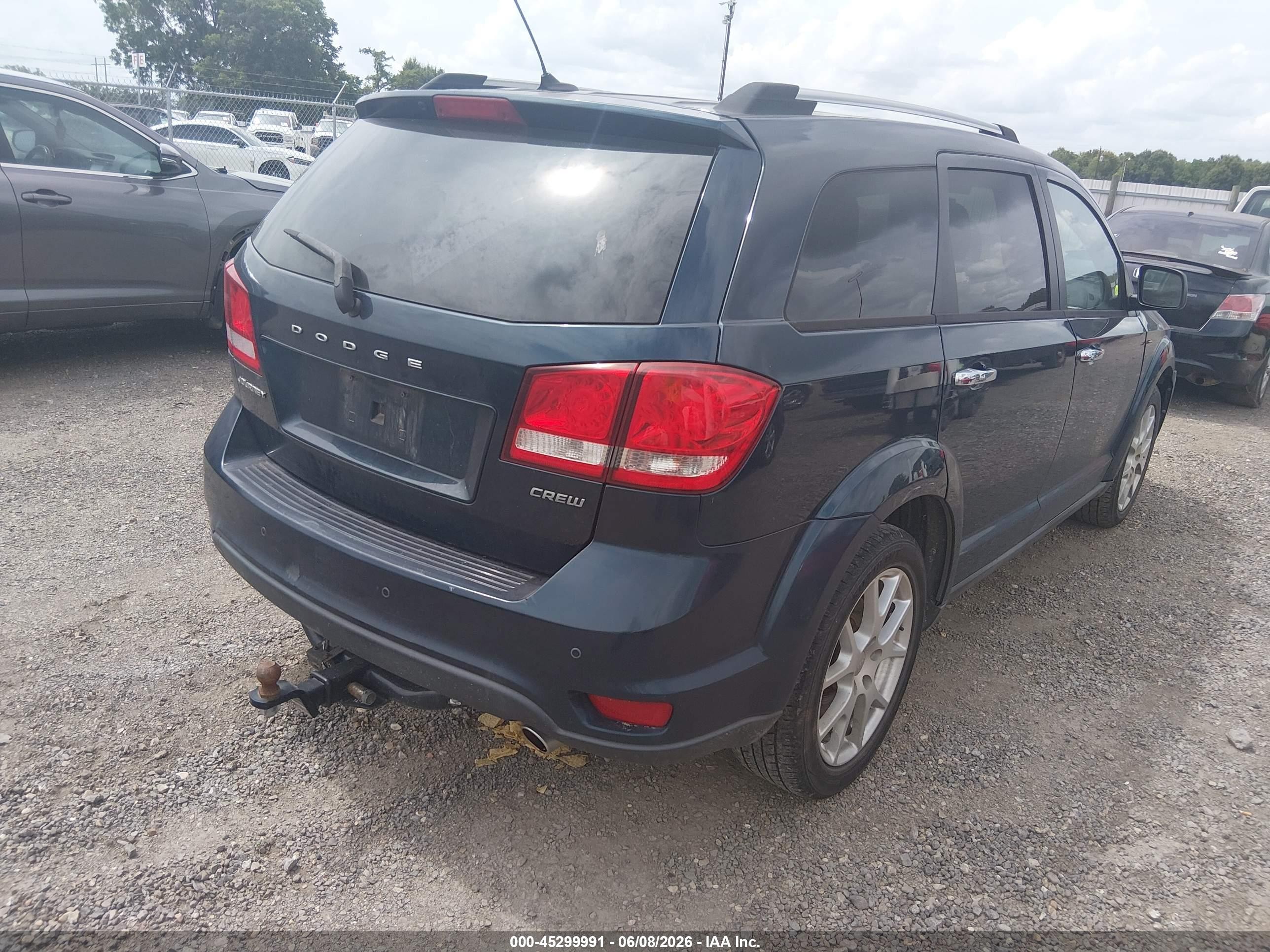 2013 Dodge Journey Crew Blue vin: 3C4PDCDG3DT706559