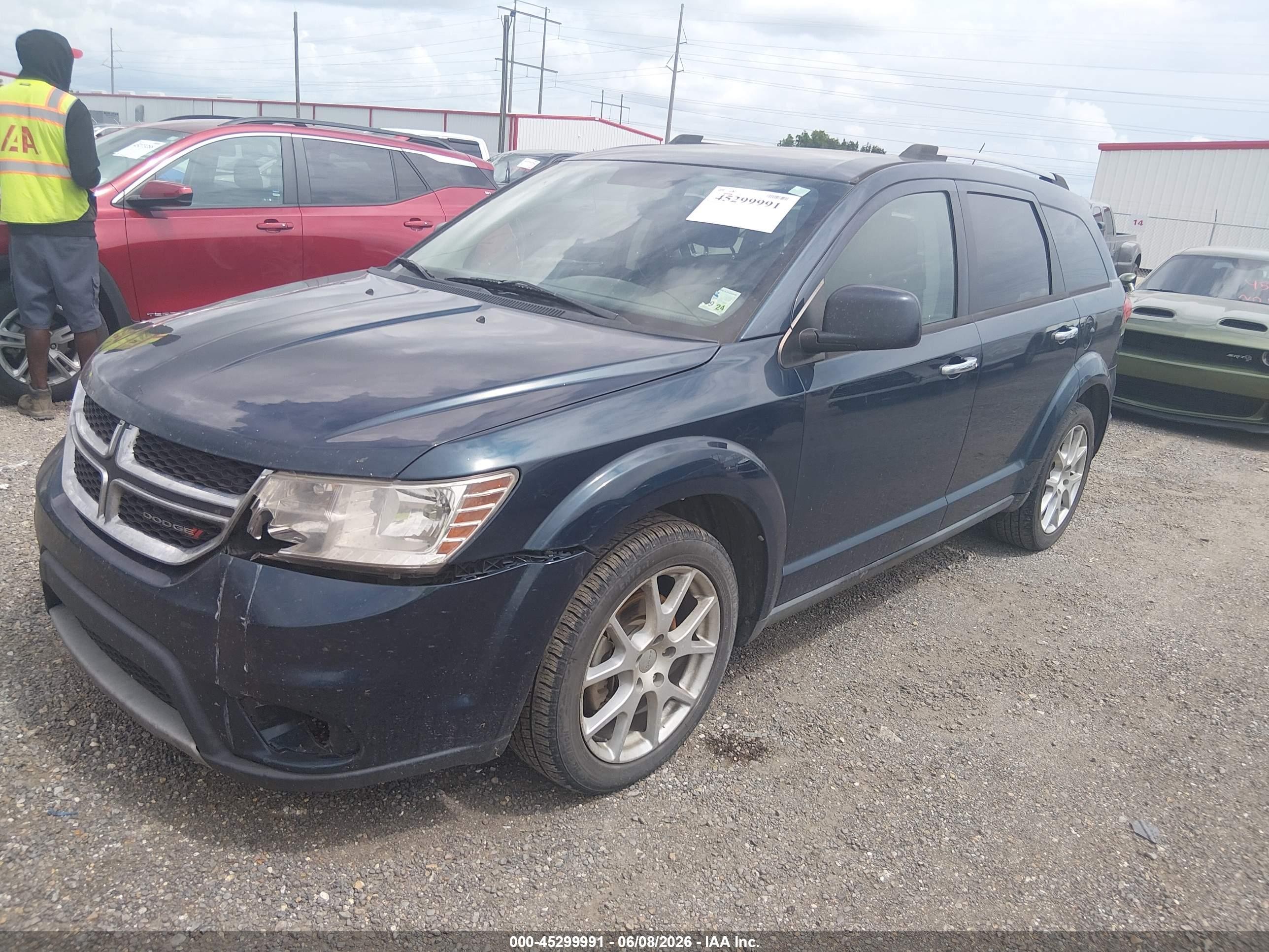 2013 Dodge Journey Crew Blue vin: 3C4PDCDG3DT706559