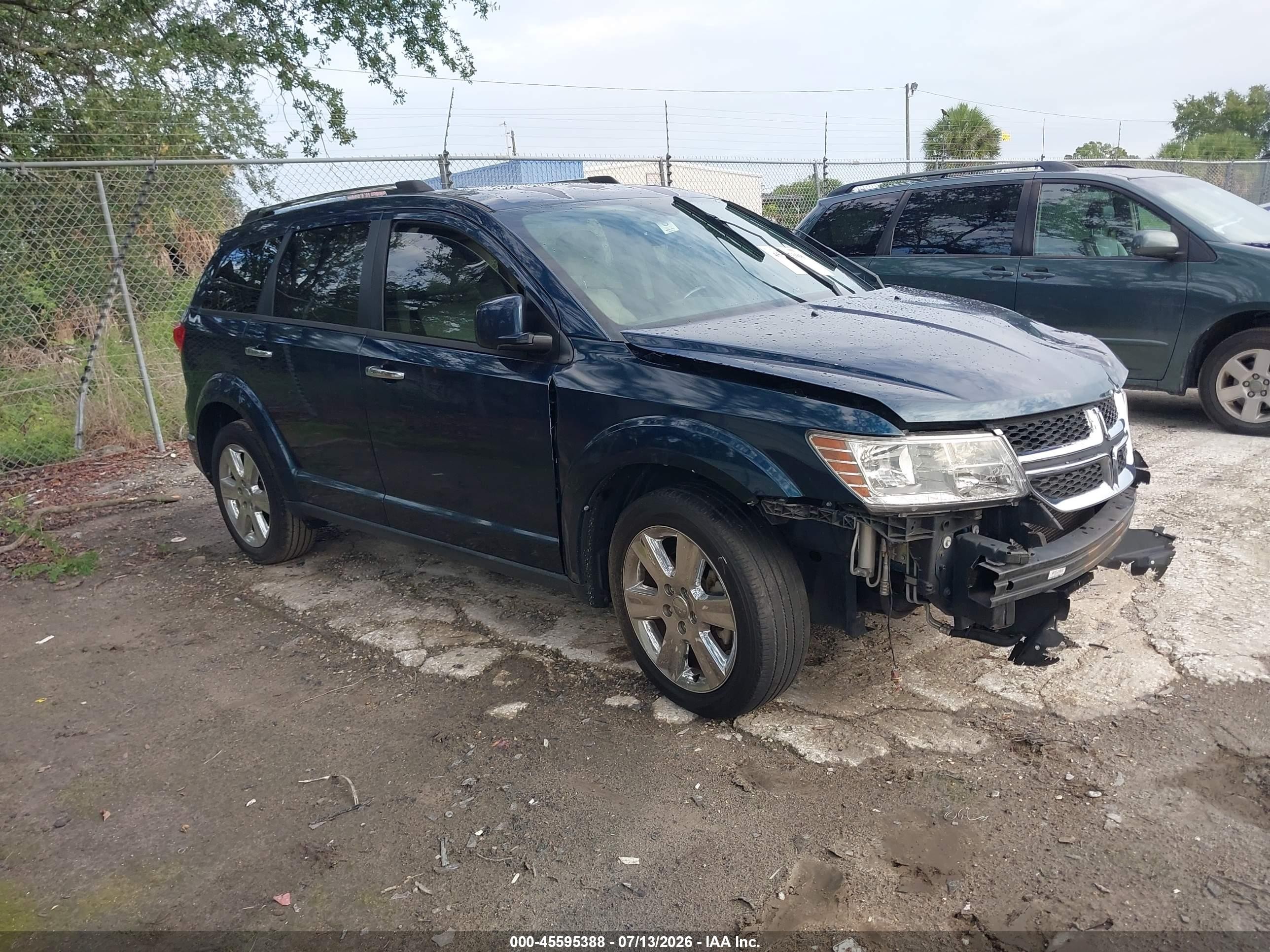 2014 Dodge Journey Limited Синий vin: 3C4PDCDG3ET289607
