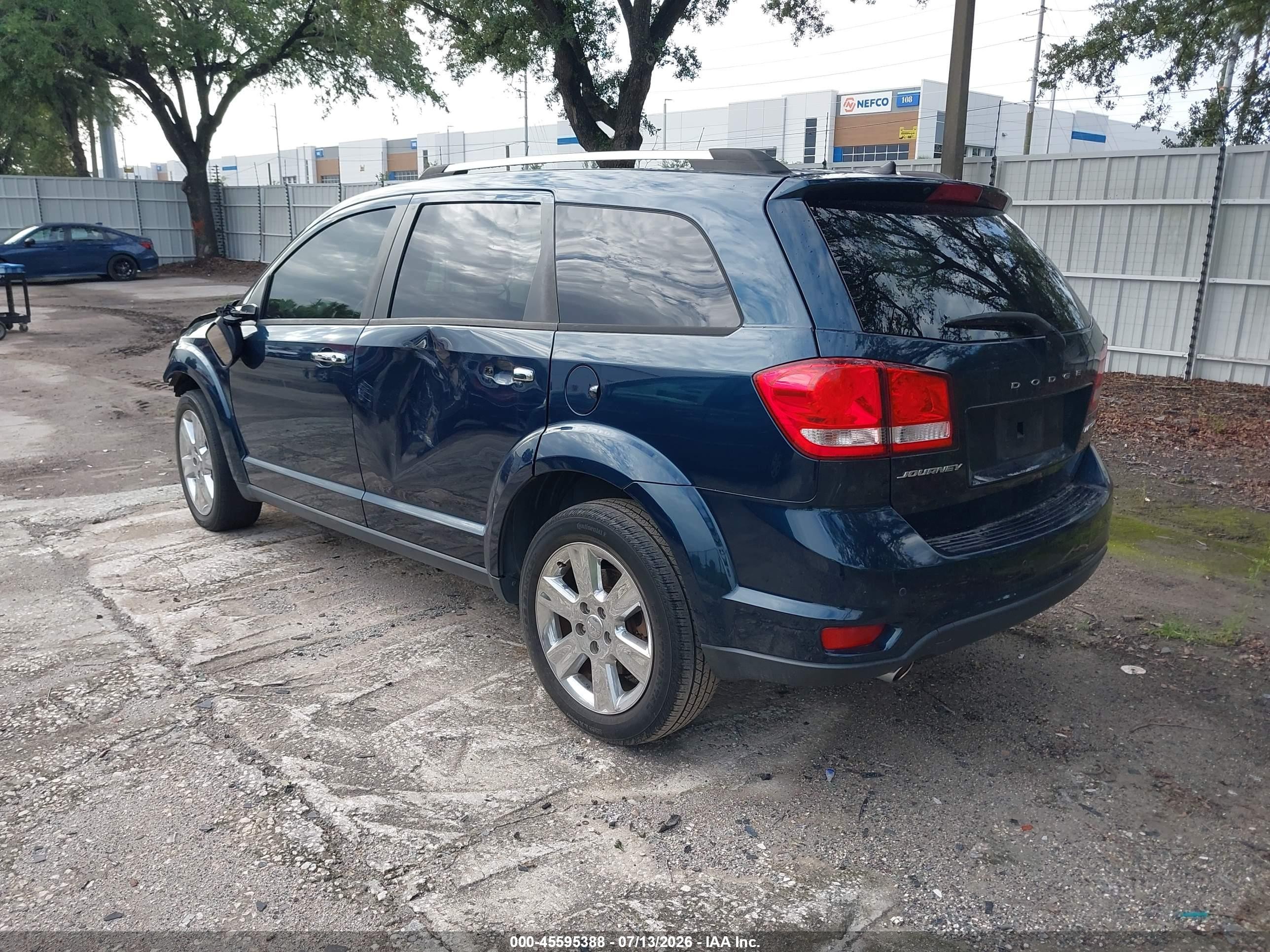 2014 Dodge Journey Limited Синий vin: 3C4PDCDG3ET289607