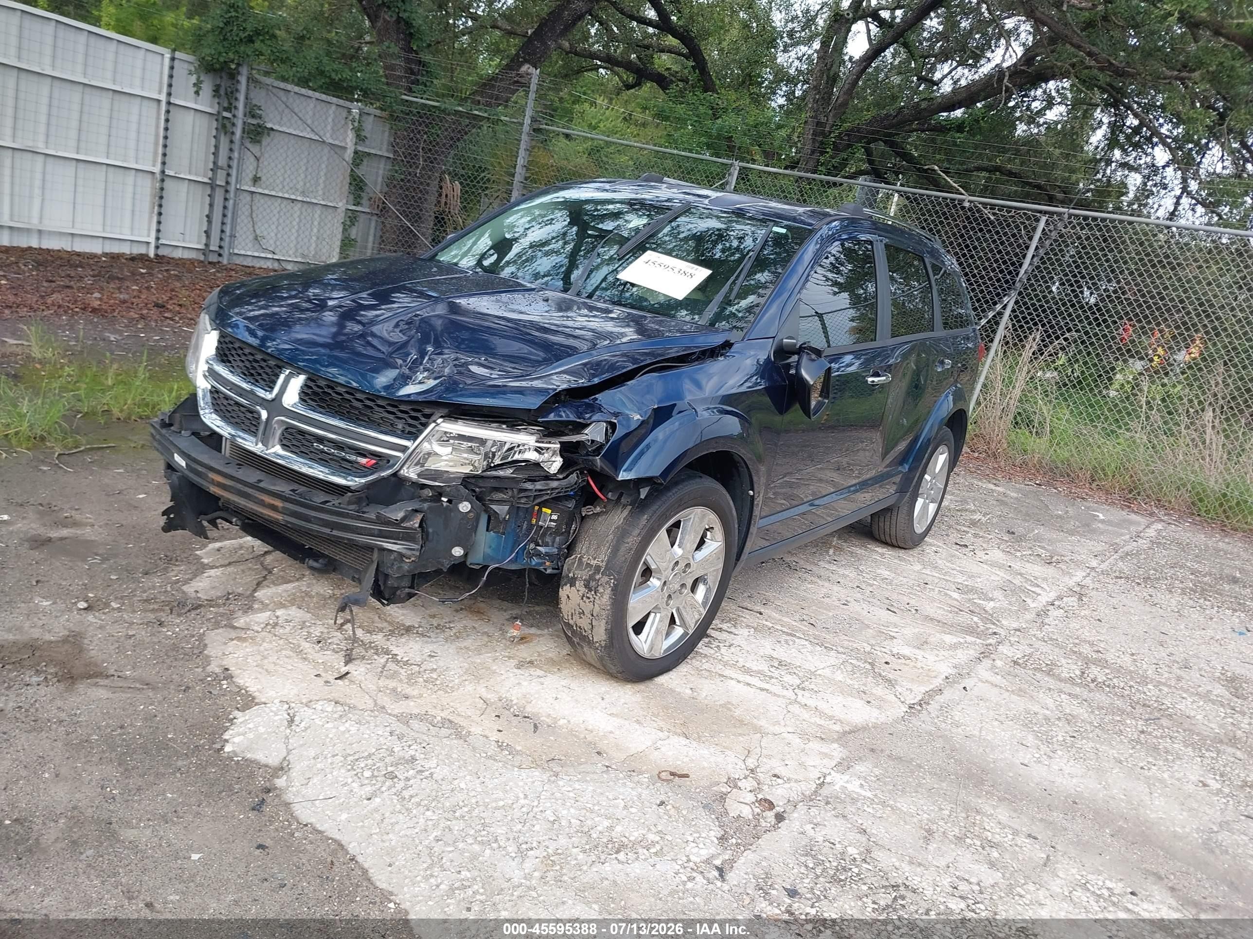 2014 Dodge Journey Limited Синий vin: 3C4PDCDG3ET289607