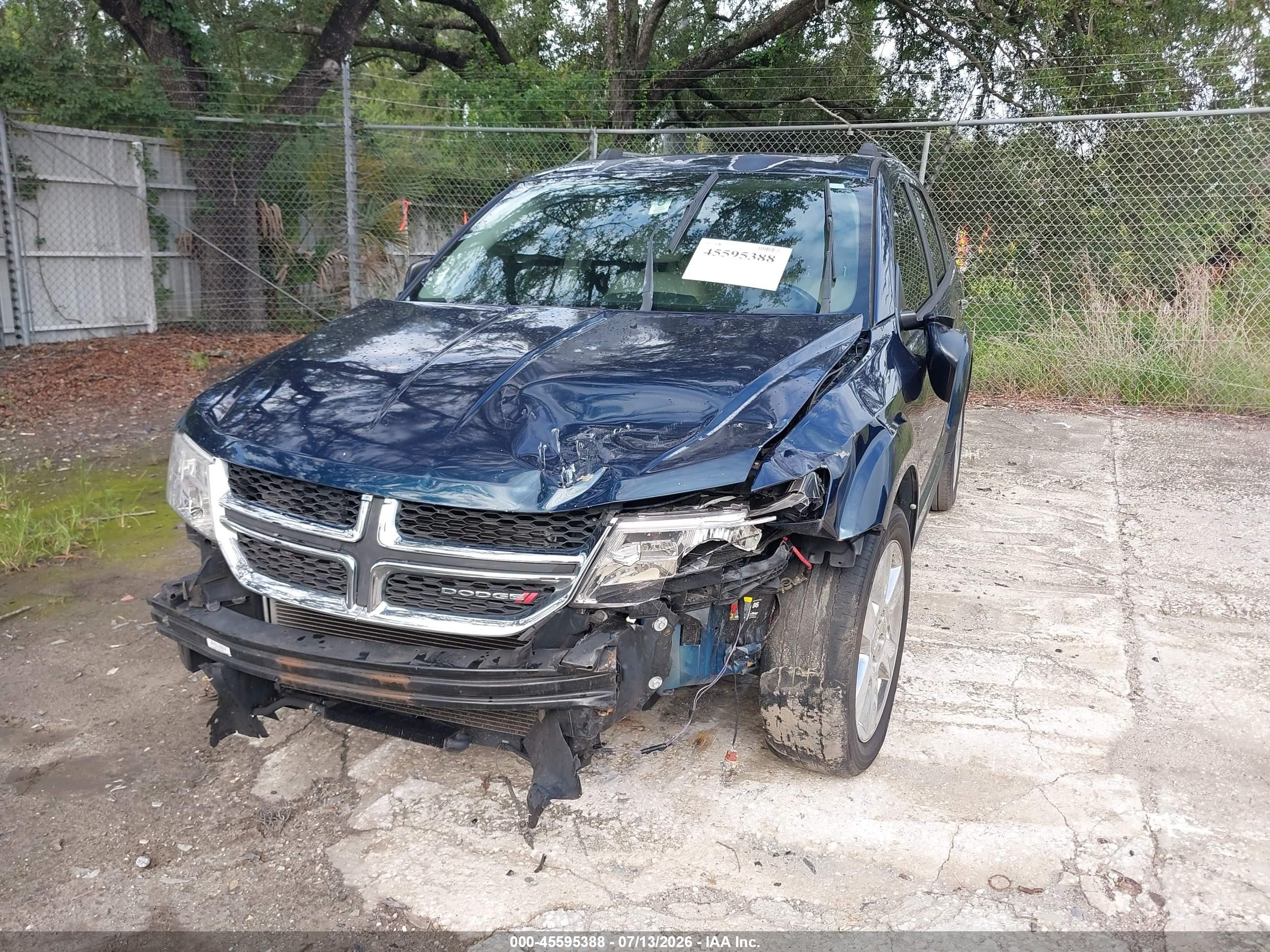 2014 Dodge Journey Limited Синий vin: 3C4PDCDG3ET289607