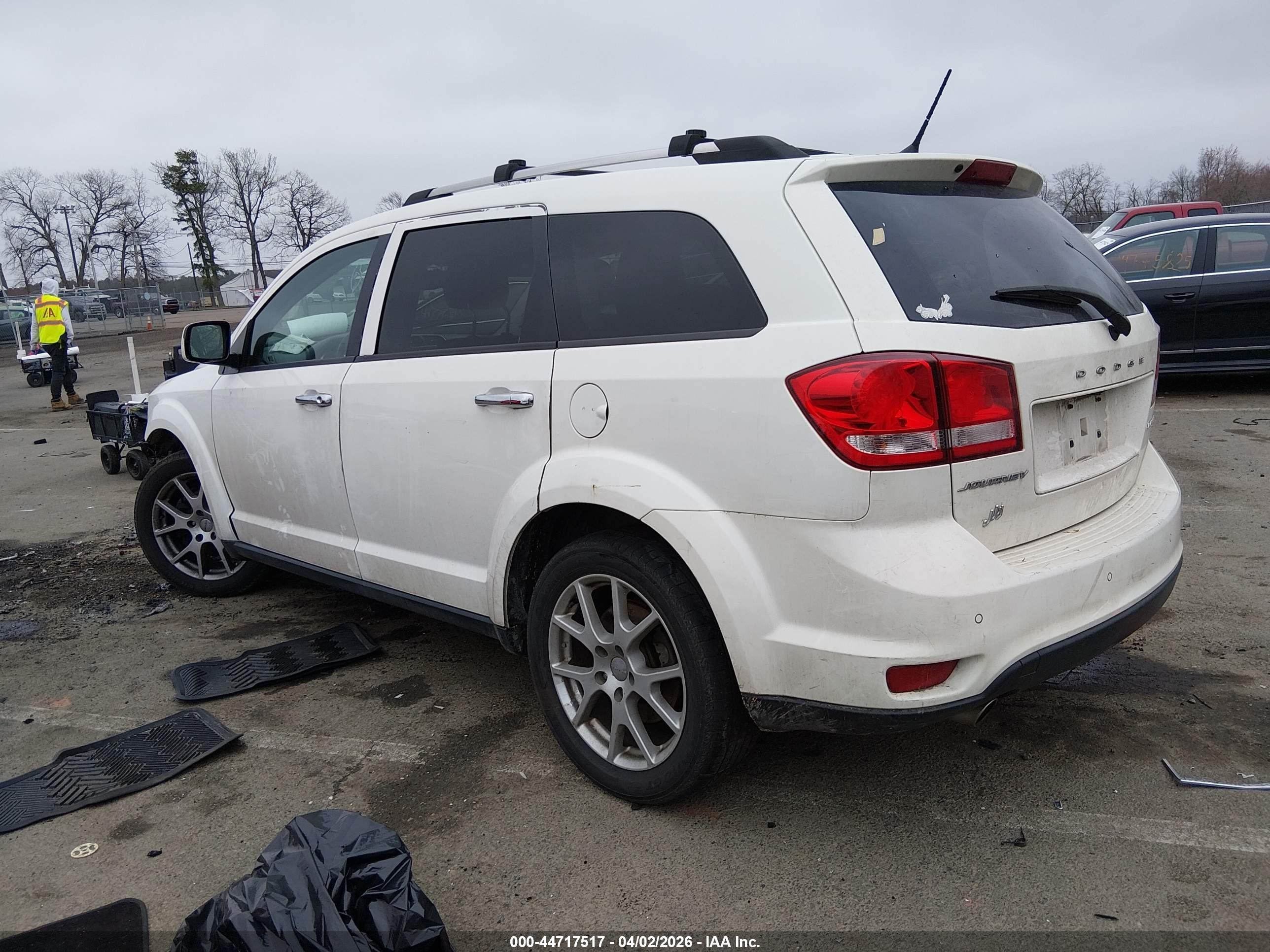 2015 Dodge Journey Limited White vin: 3C4PDCDG3FT737944
