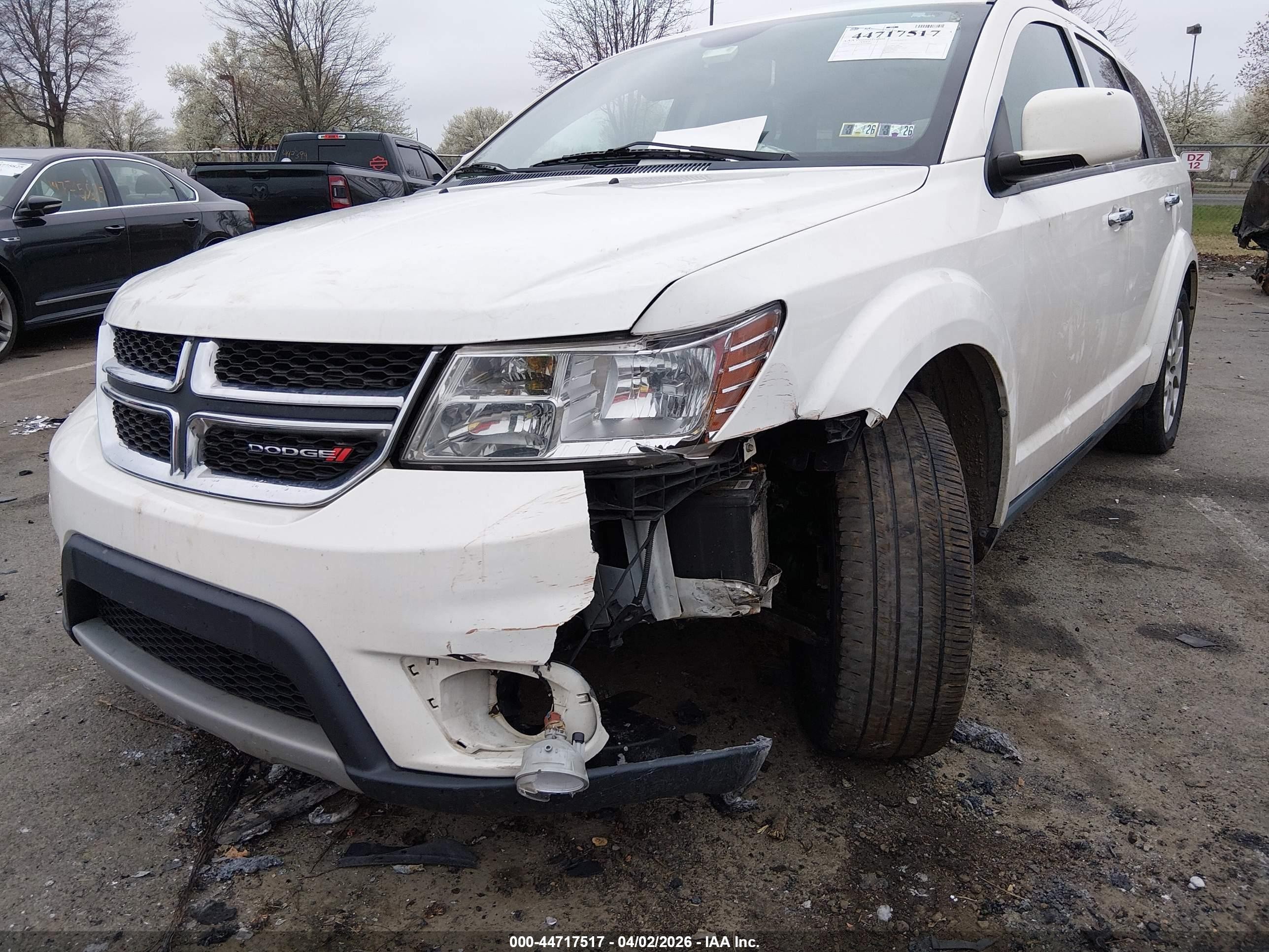 2015 Dodge Journey Limited White vin: 3C4PDCDG3FT737944