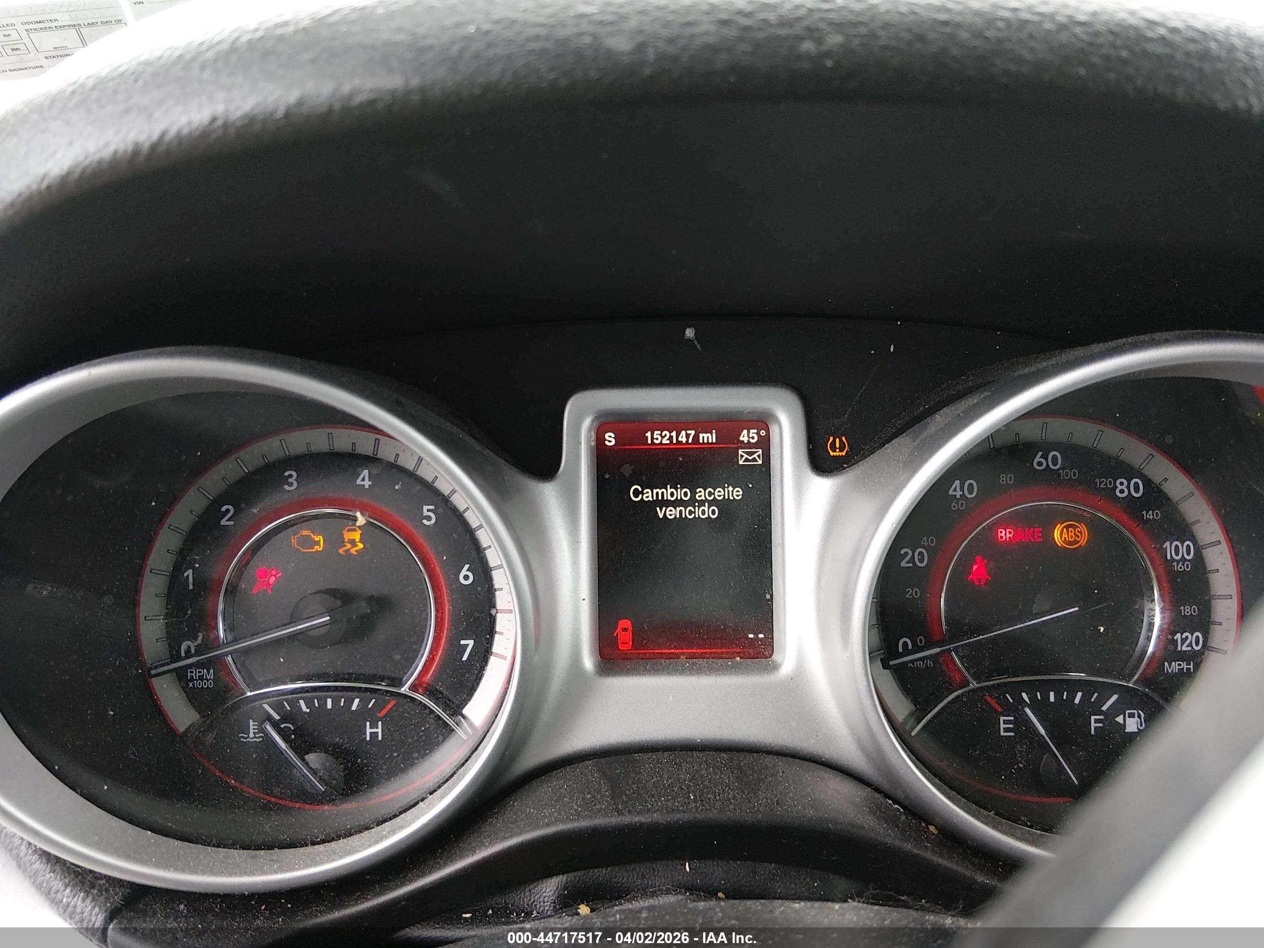 2015 Dodge Journey Limited White vin: 3C4PDCDG3FT737944