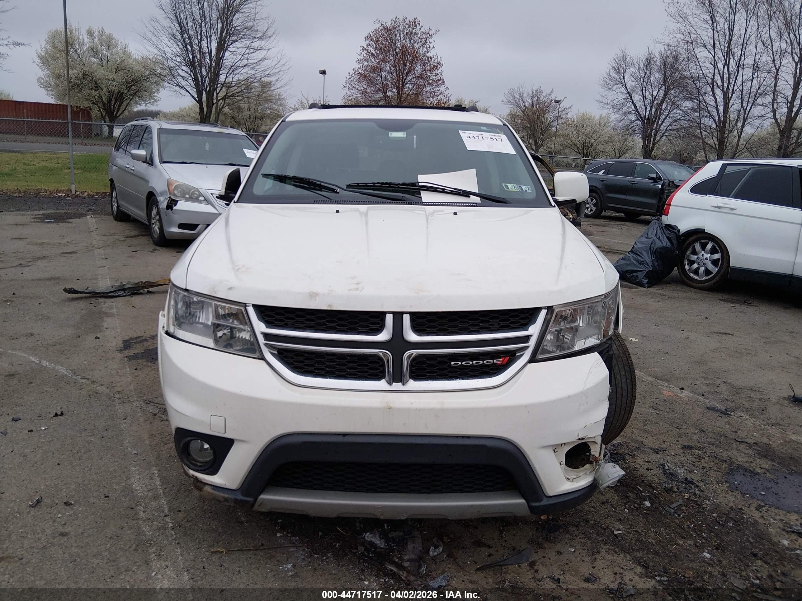 2015 Dodge Journey Limited White vin: 3C4PDCDG3FT737944