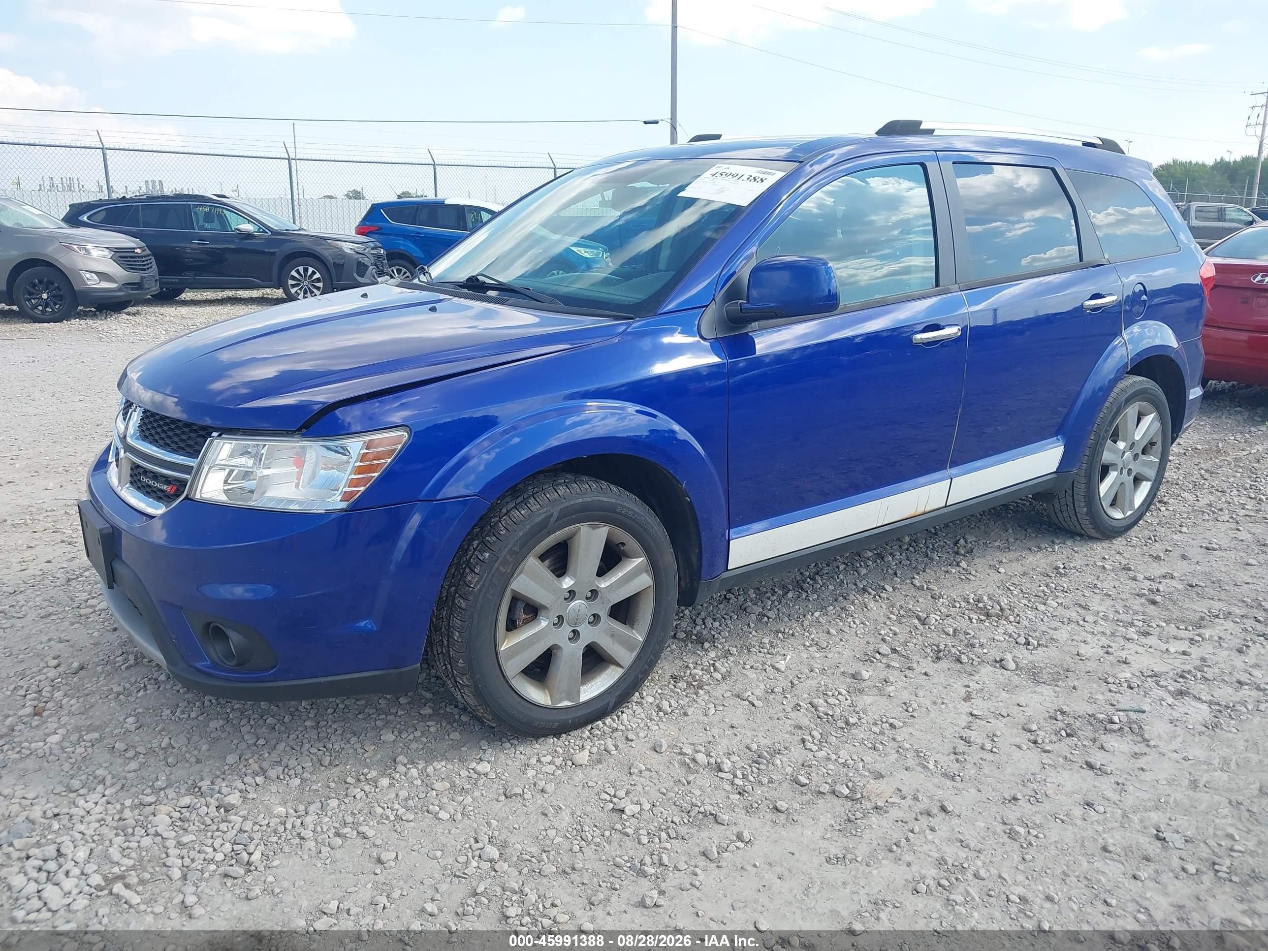 2012 Dodge Journey Crew Blue vin: 3C4PDCDG4CT288480