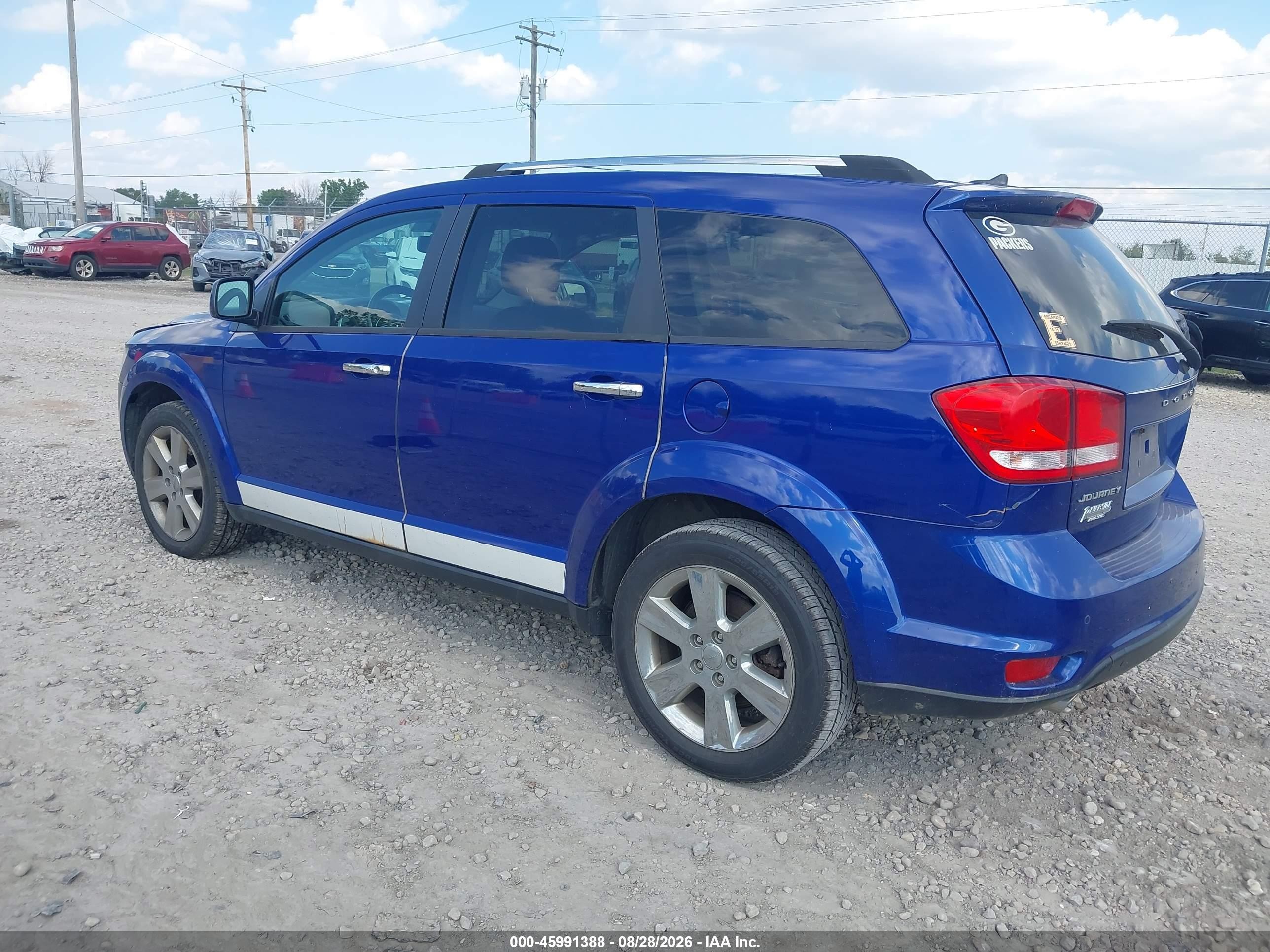 2012 Dodge Journey Crew Blue vin: 3C4PDCDG4CT288480