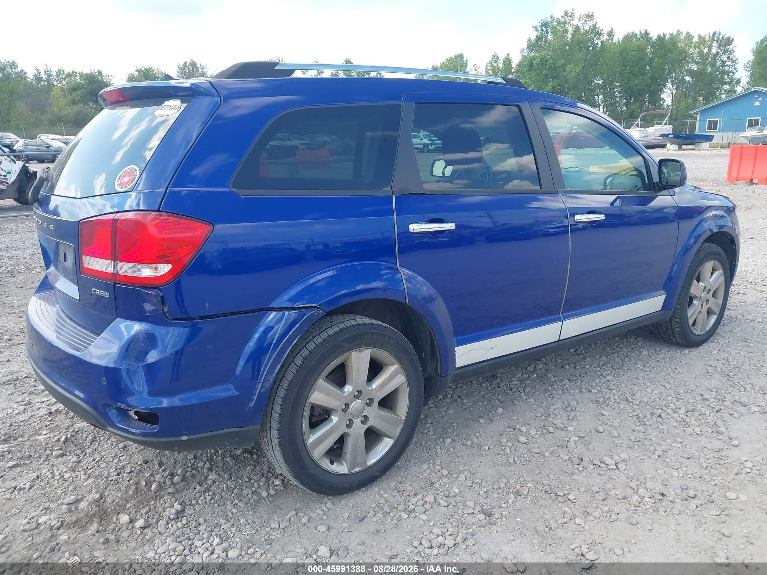 2012 Dodge Journey Crew Blue vin: 3C4PDCDG4CT288480
