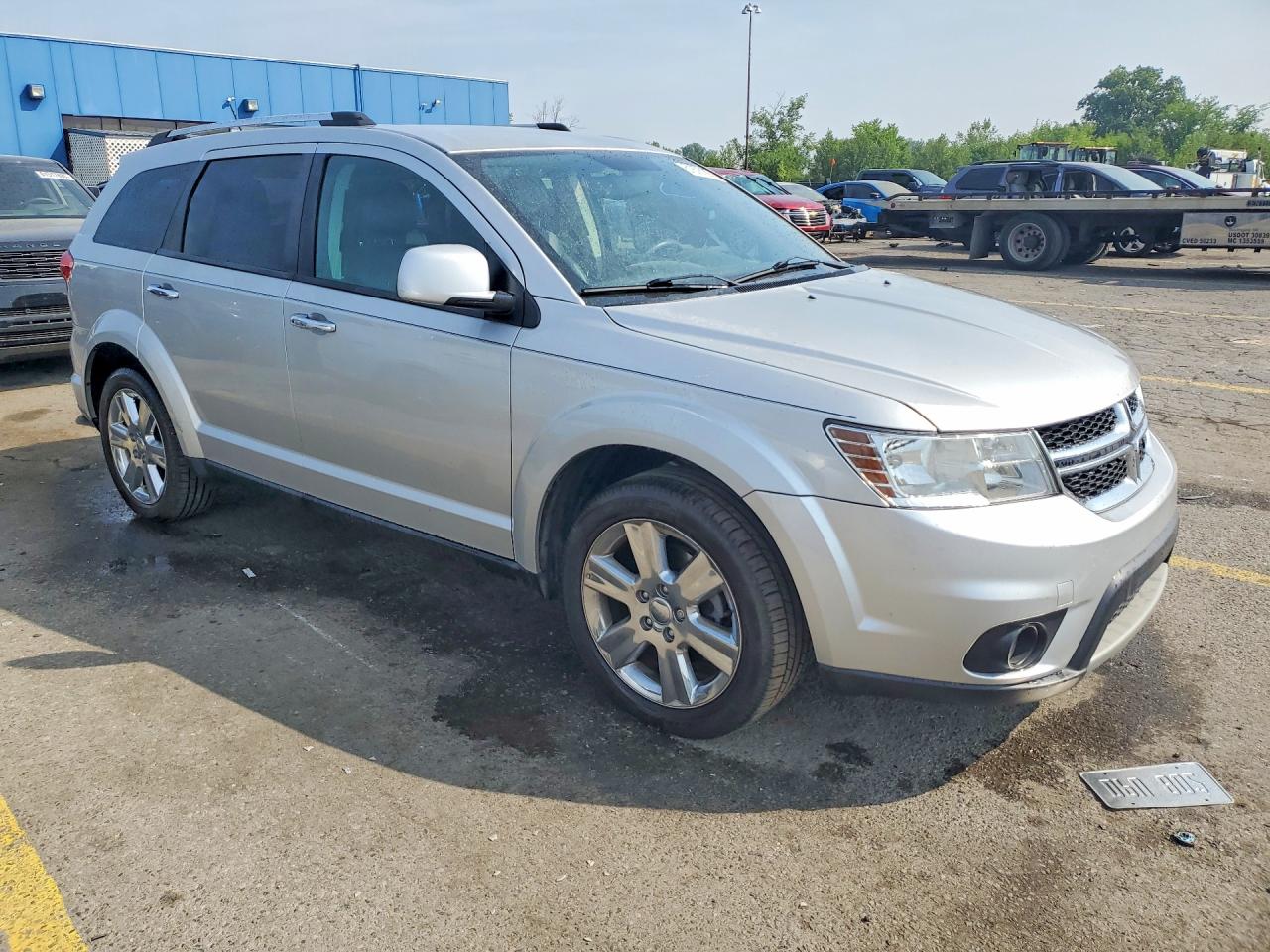 2013 Dodge Journey Crew Silver vin: 3C4PDCDG4DT588750