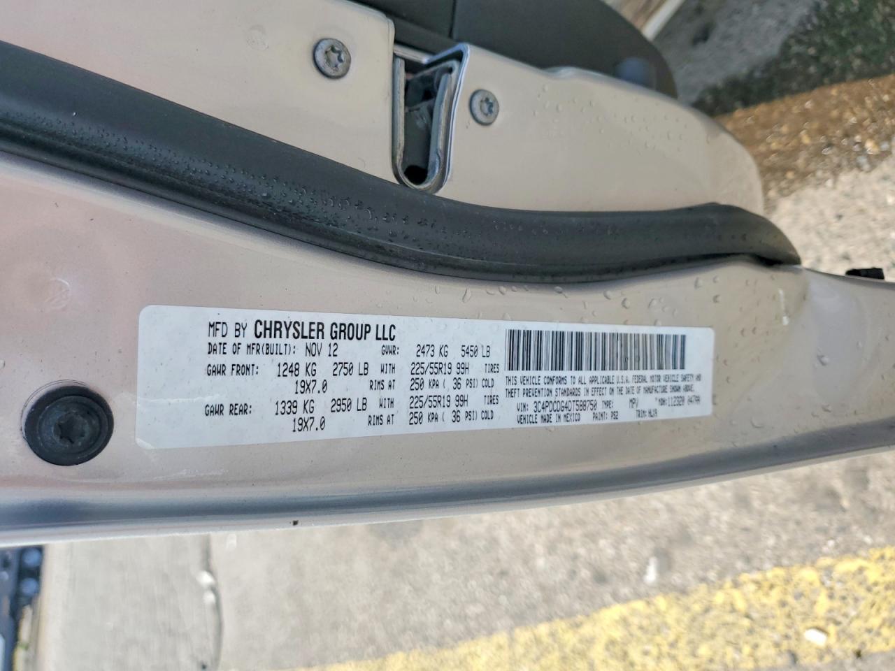 2013 Dodge Journey Crew Silver vin: 3C4PDCDG4DT588750