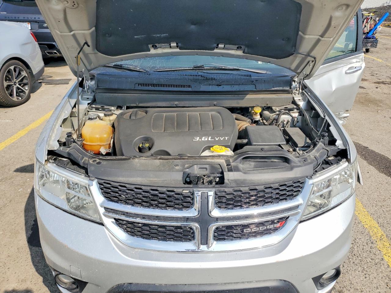 2013 Dodge Journey Crew Silver vin: 3C4PDCDG4DT588750