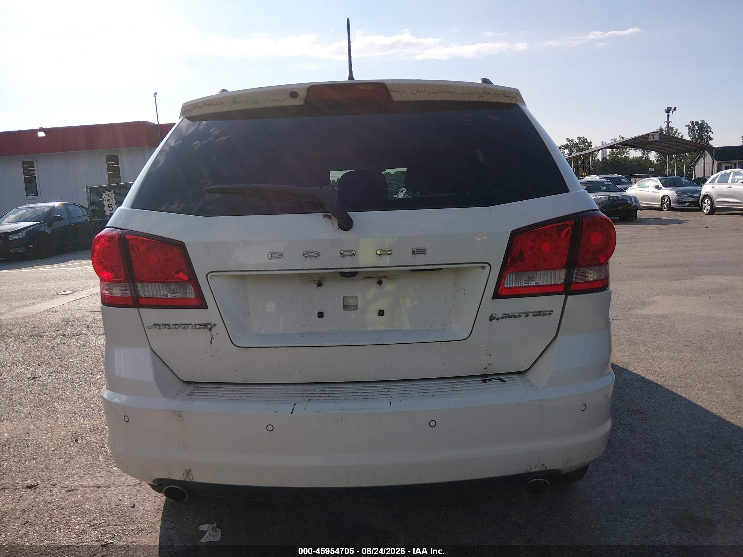 2014 Dodge Journey Limited White vin: 3C4PDCDG4ET174725