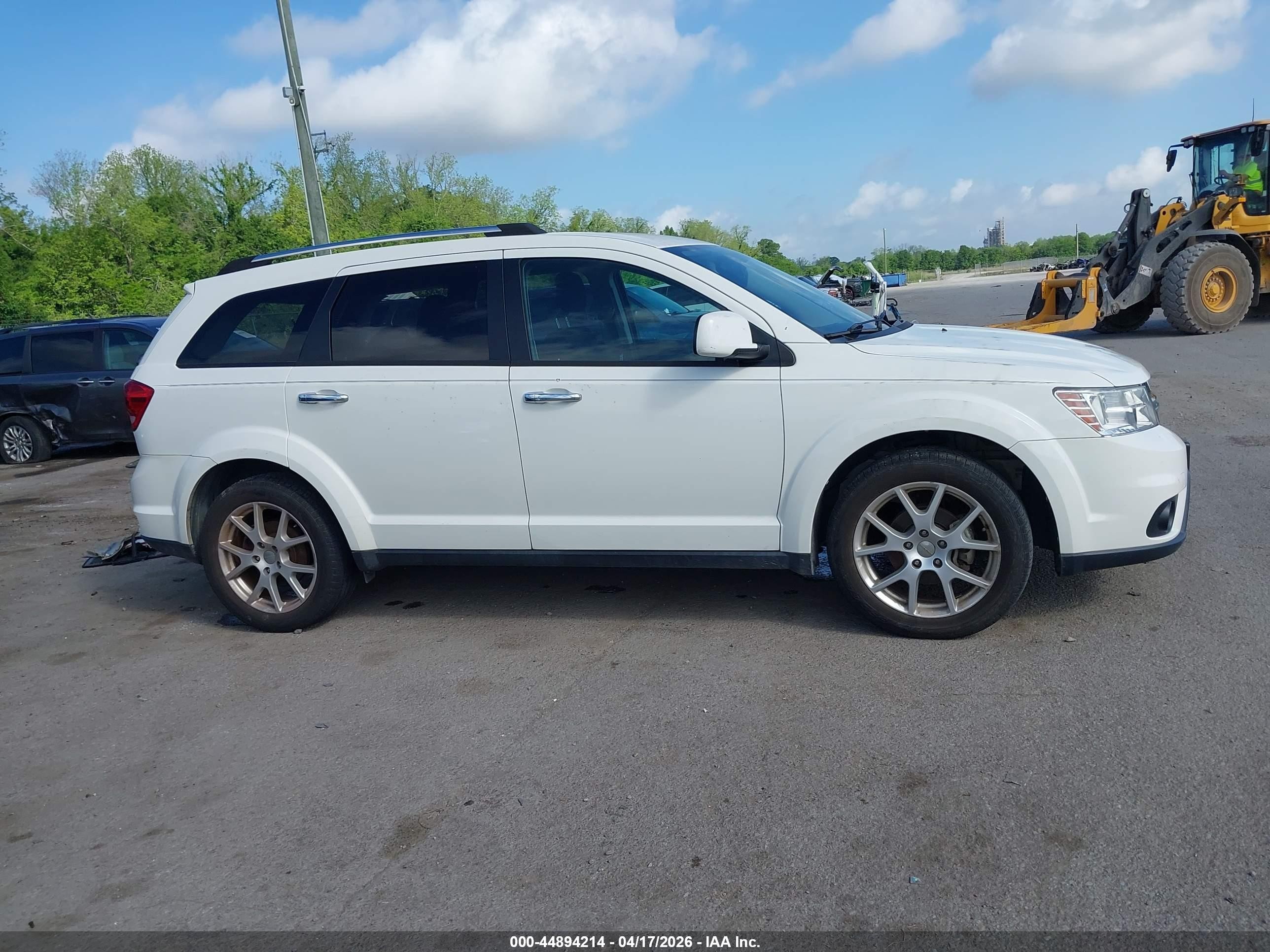 2012 Dodge Journey Crew White vin: 3C4PDCDG5CT147613