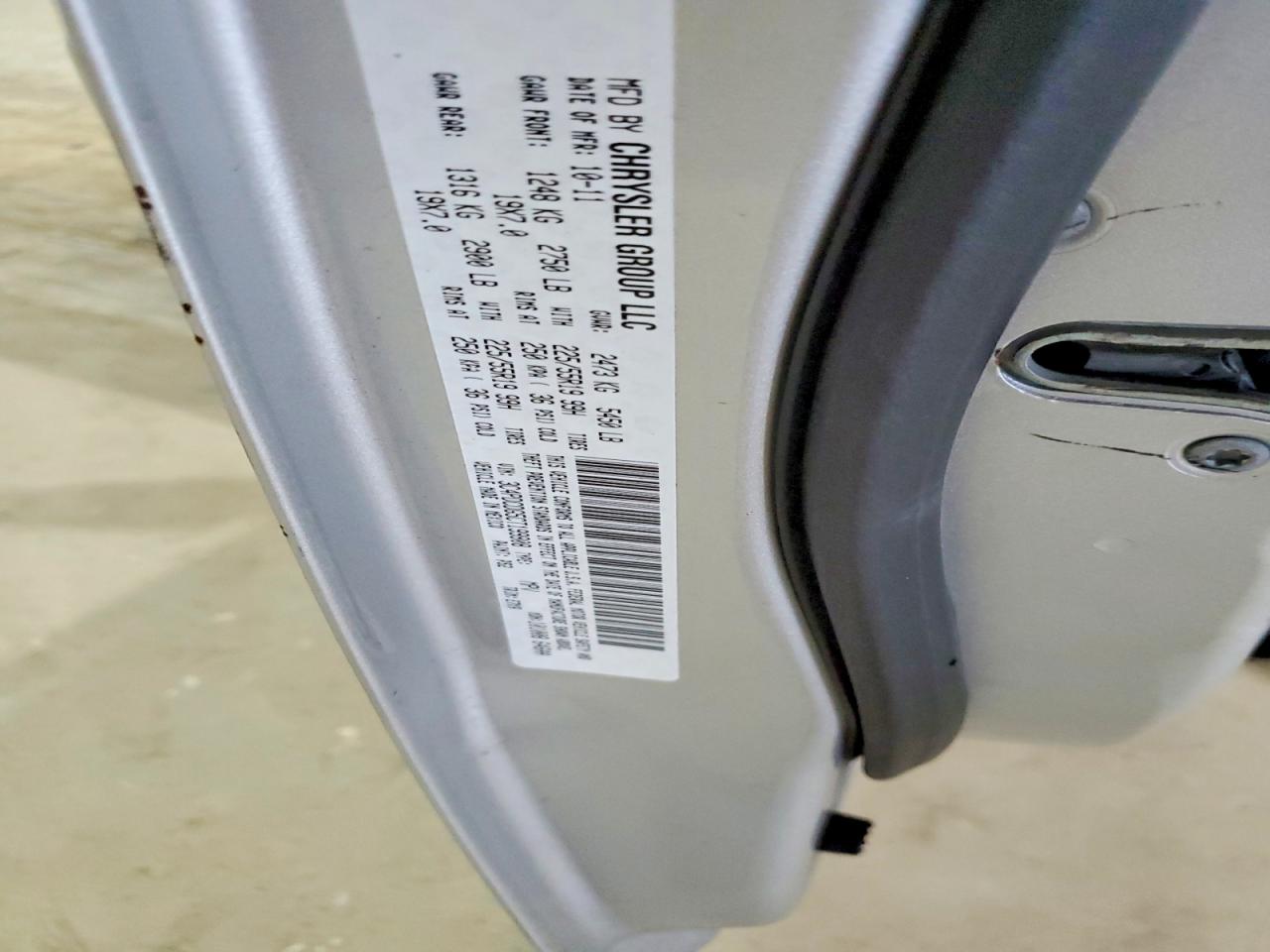 2012 Dodge Journey Crew Silver vin: 3C4PDCDG5CT199808