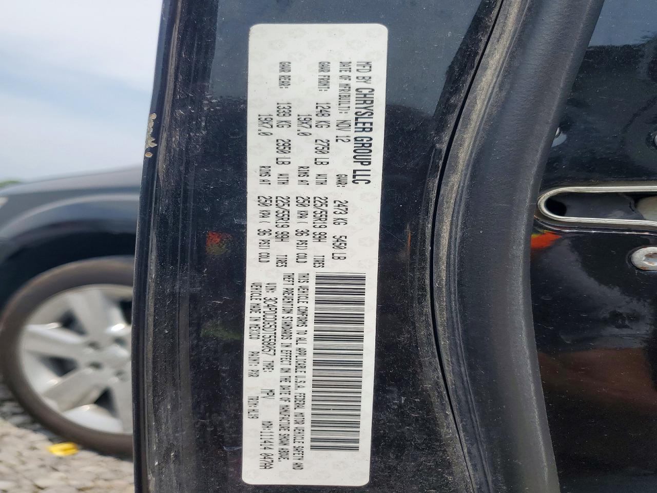 2013 Dodge Journey Crew Black vin: 3C4PDCDG5DT558057
