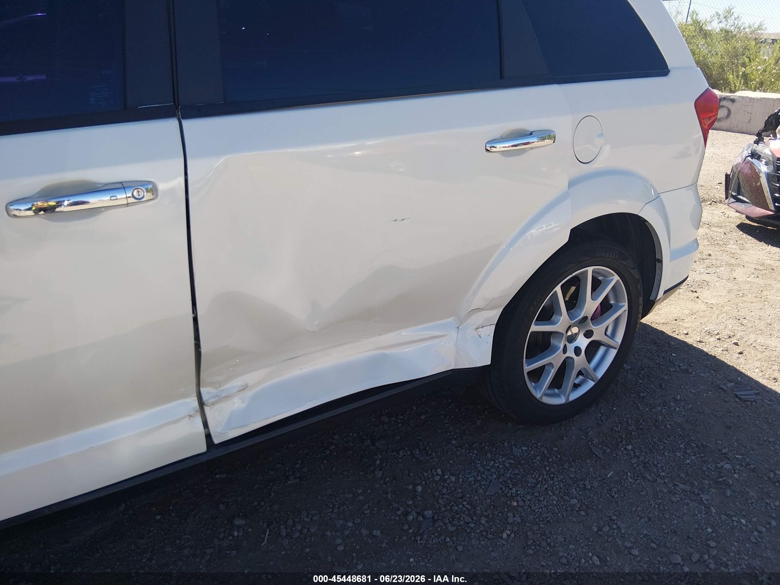 2013 Dodge Journey Crew White vin: 3C4PDCDG5DT600419