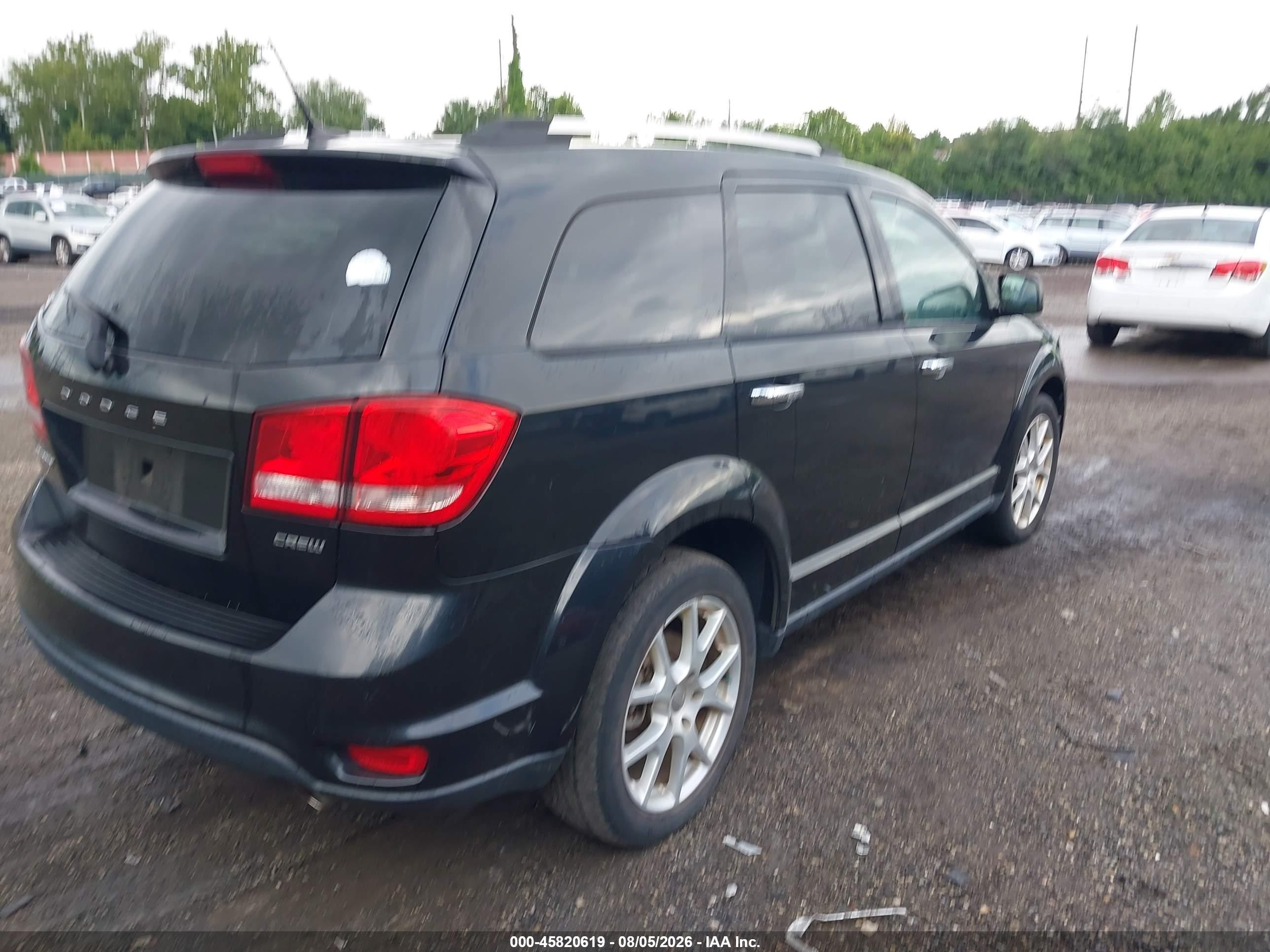 2012 Dodge Journey Crew Black vin: 3C4PDCDG6CT146826