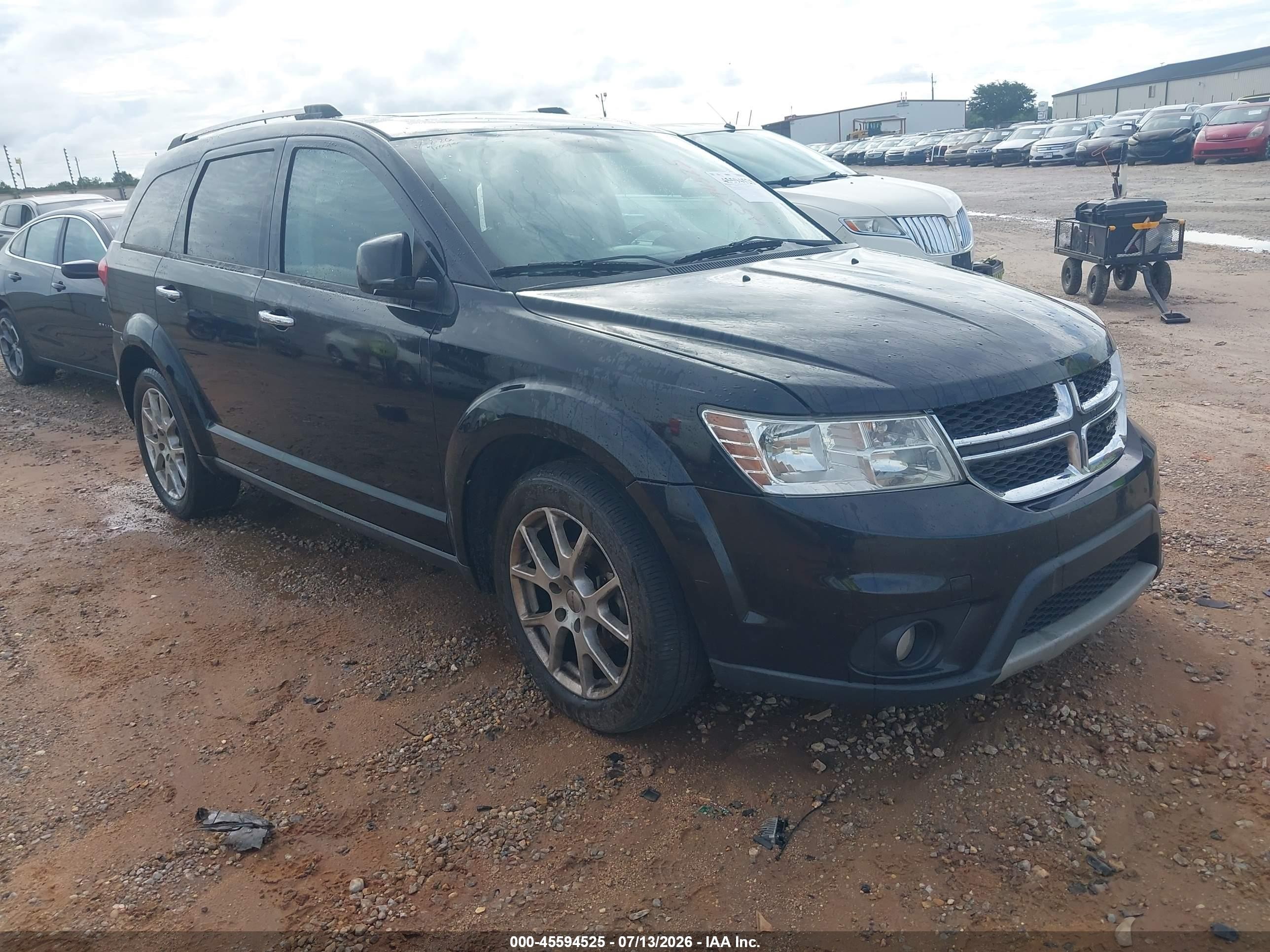 2012 Dodge Journey Crew Black vin: 3C4PDCDG6CT170074