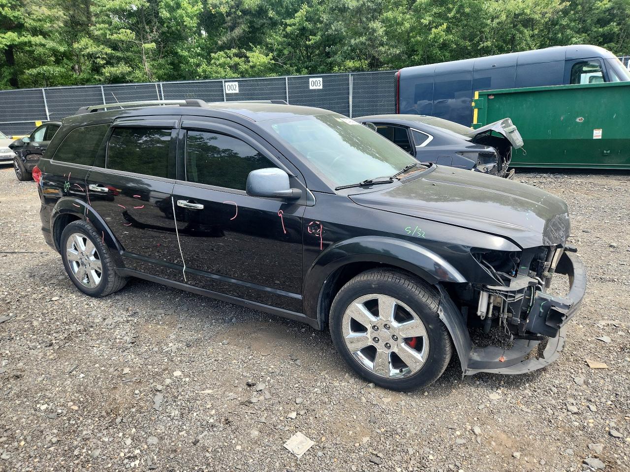 2012 Dodge Journey Crew Black vin: 3C4PDCDG6CT199395