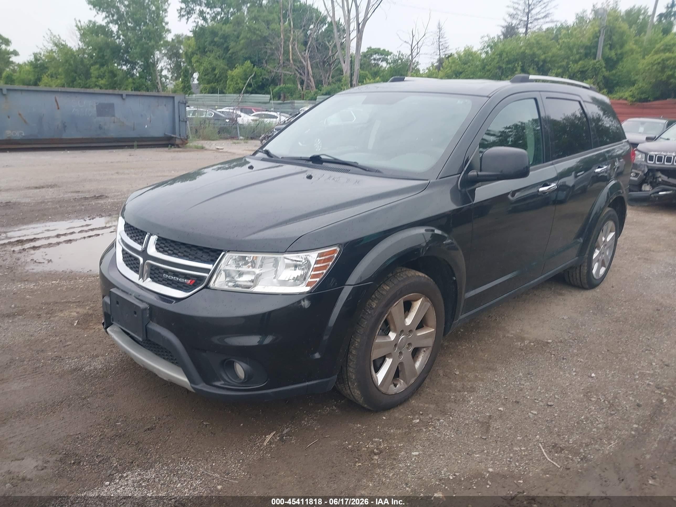 2012 Dodge Journey Crew Black vin: 3C4PDCDG6CT282857