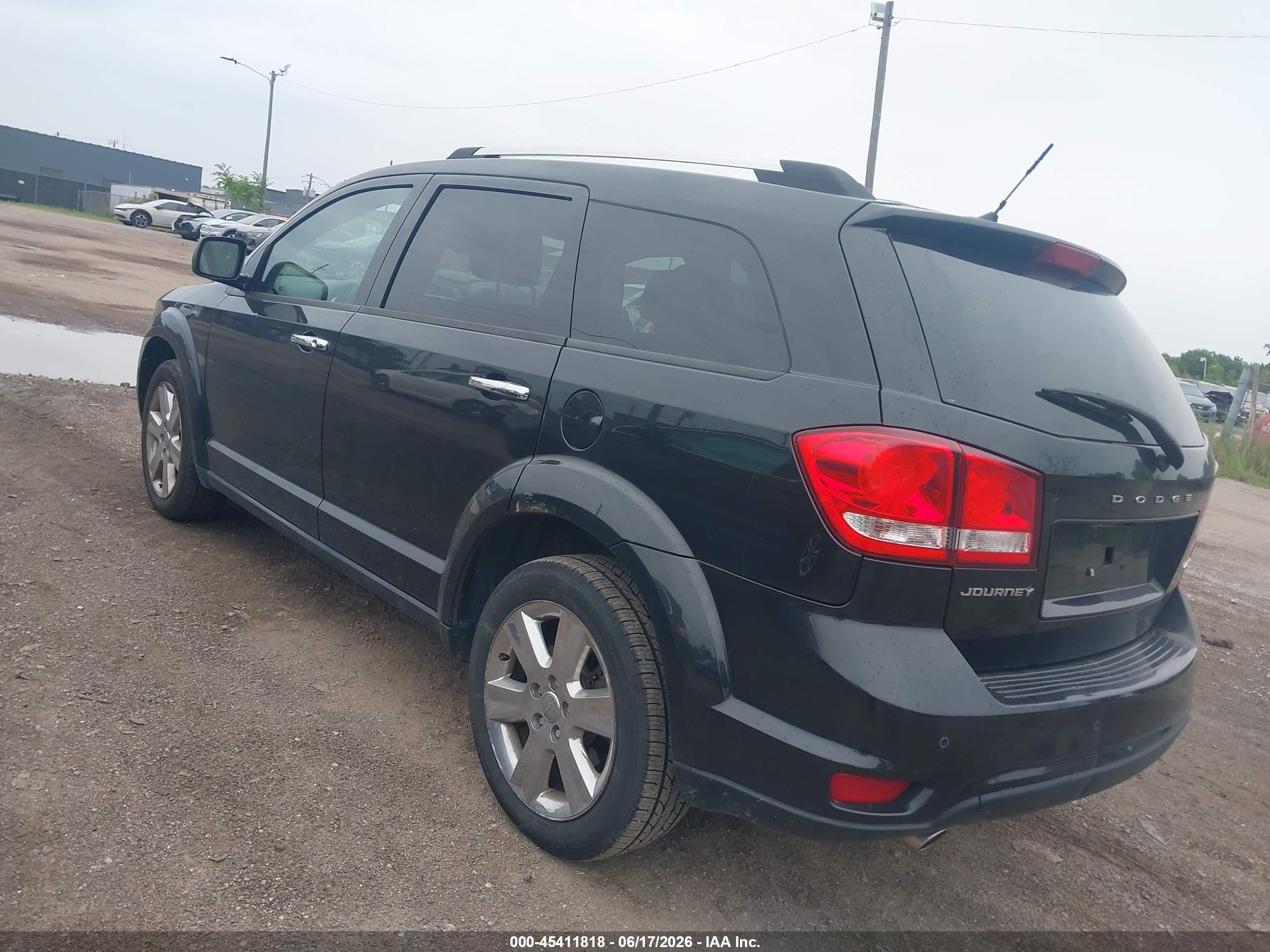 2012 Dodge Journey Crew Black vin: 3C4PDCDG6CT282857
