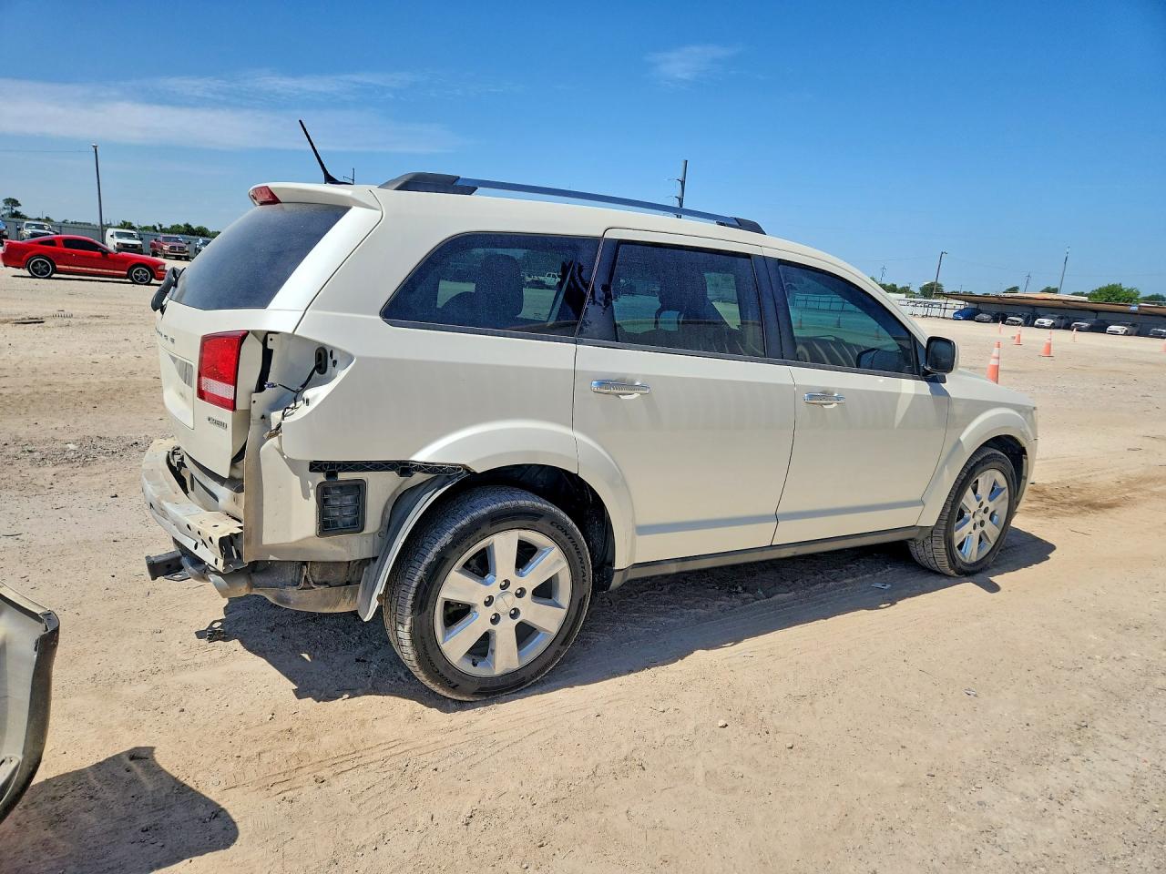 2013 Dodge Journey Crew White vin: 3C4PDCDG6DT545138