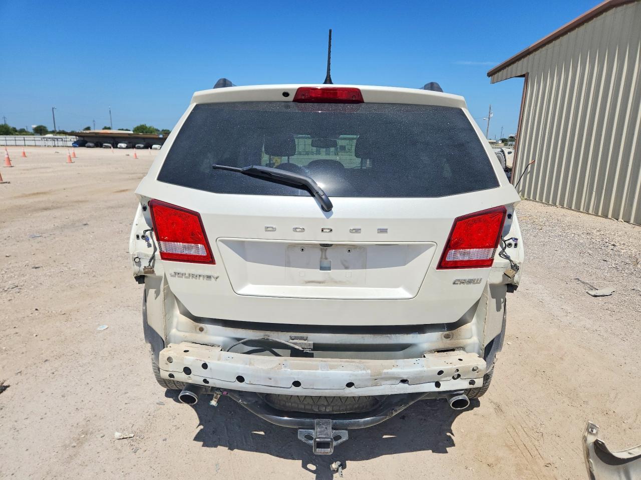 2013 Dodge Journey Crew White vin: 3C4PDCDG6DT545138