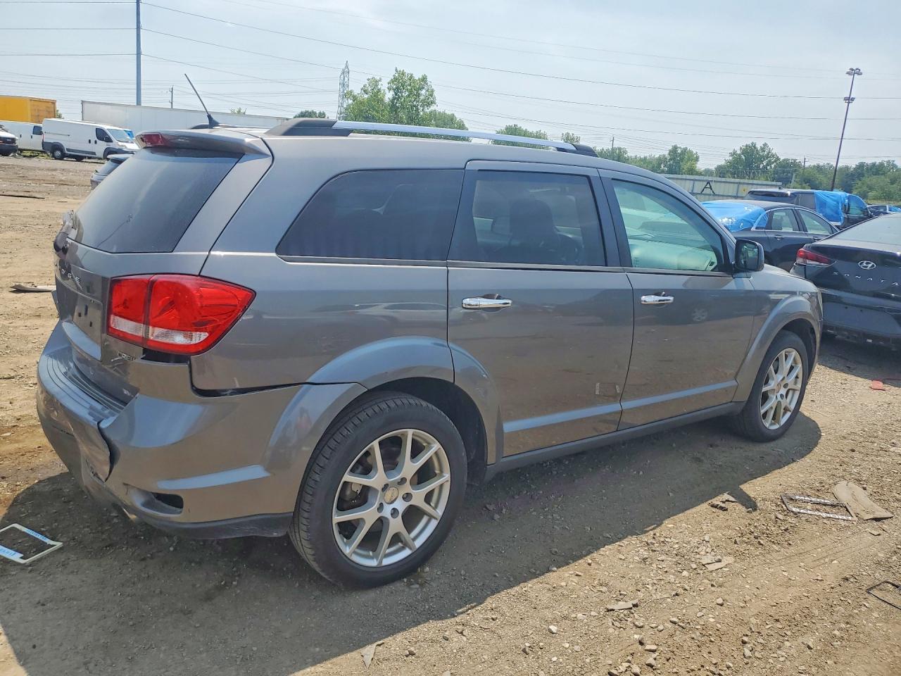 2013 Dodge Journey Crew Gray vin: 3C4PDCDG6DT569701