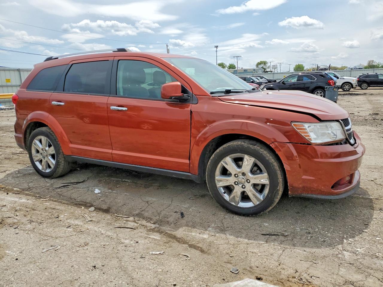 2013 Dodge Journey Crew Orange vin: 3C4PDCDG6DT687909