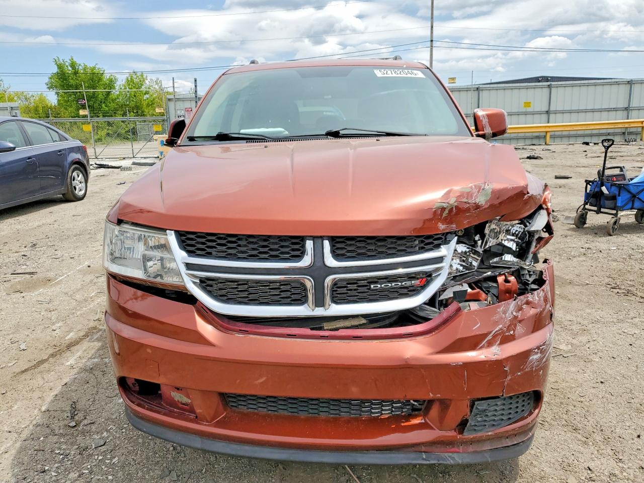 2013 Dodge Journey Crew Orange vin: 3C4PDCDG6DT687909