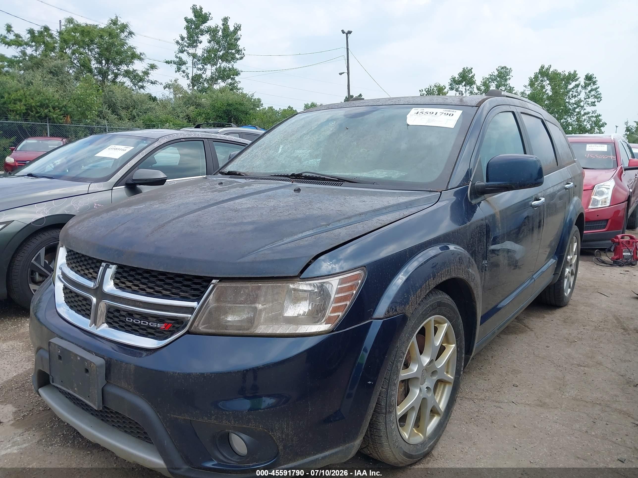 2014 Dodge Journey Limited Blue vin: 3C4PDCDG7ET151357