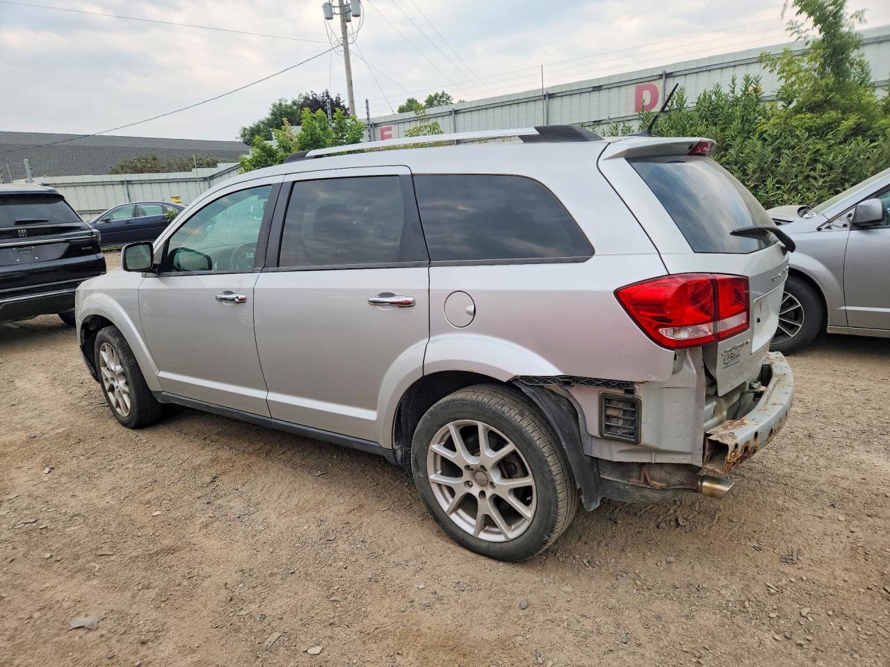 2013 Dodge Journey Crew Silver vin: 3C4PDCDG8DT588489