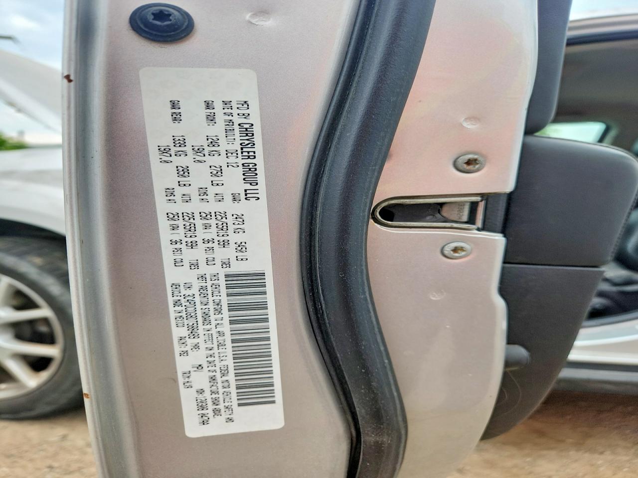 2013 Dodge Journey Crew Silver vin: 3C4PDCDG8DT588489