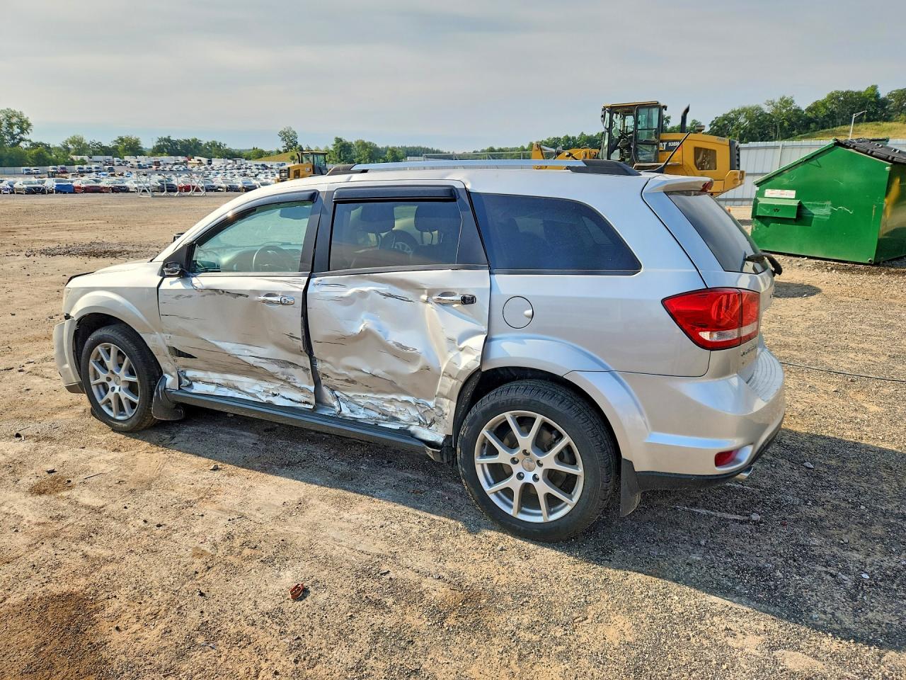2013 Dodge Journey Silver vin: 3C4PDCDG8DT589027