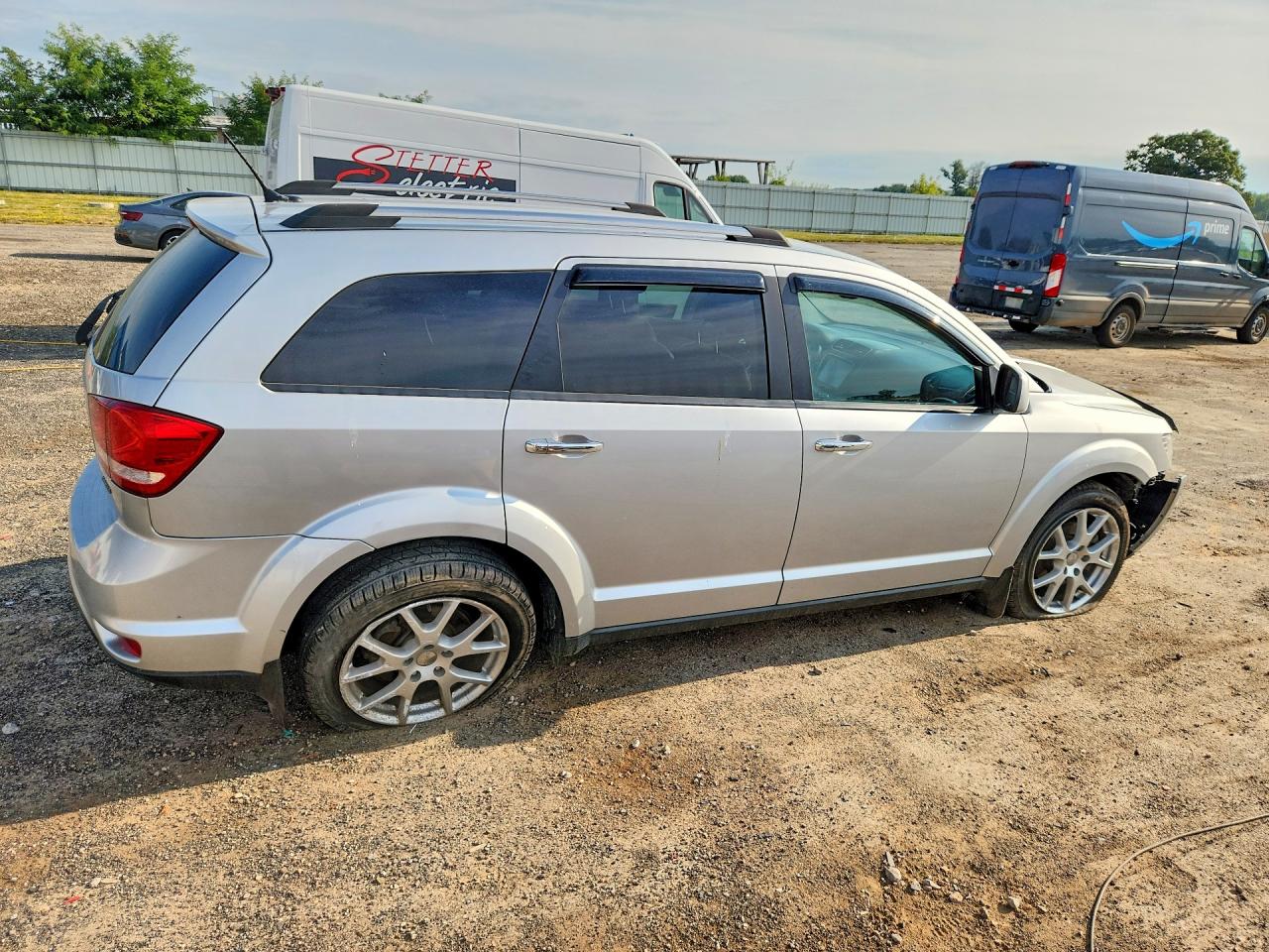 2013 Dodge Journey Silver vin: 3C4PDCDG8DT589027