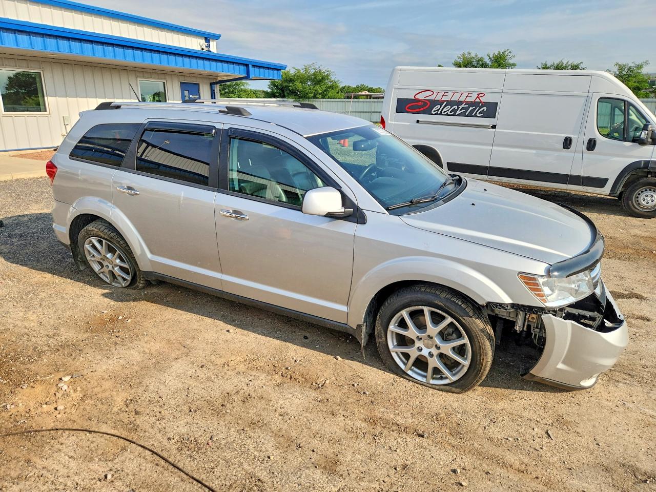 2013 Dodge Journey Silver vin: 3C4PDCDG8DT589027