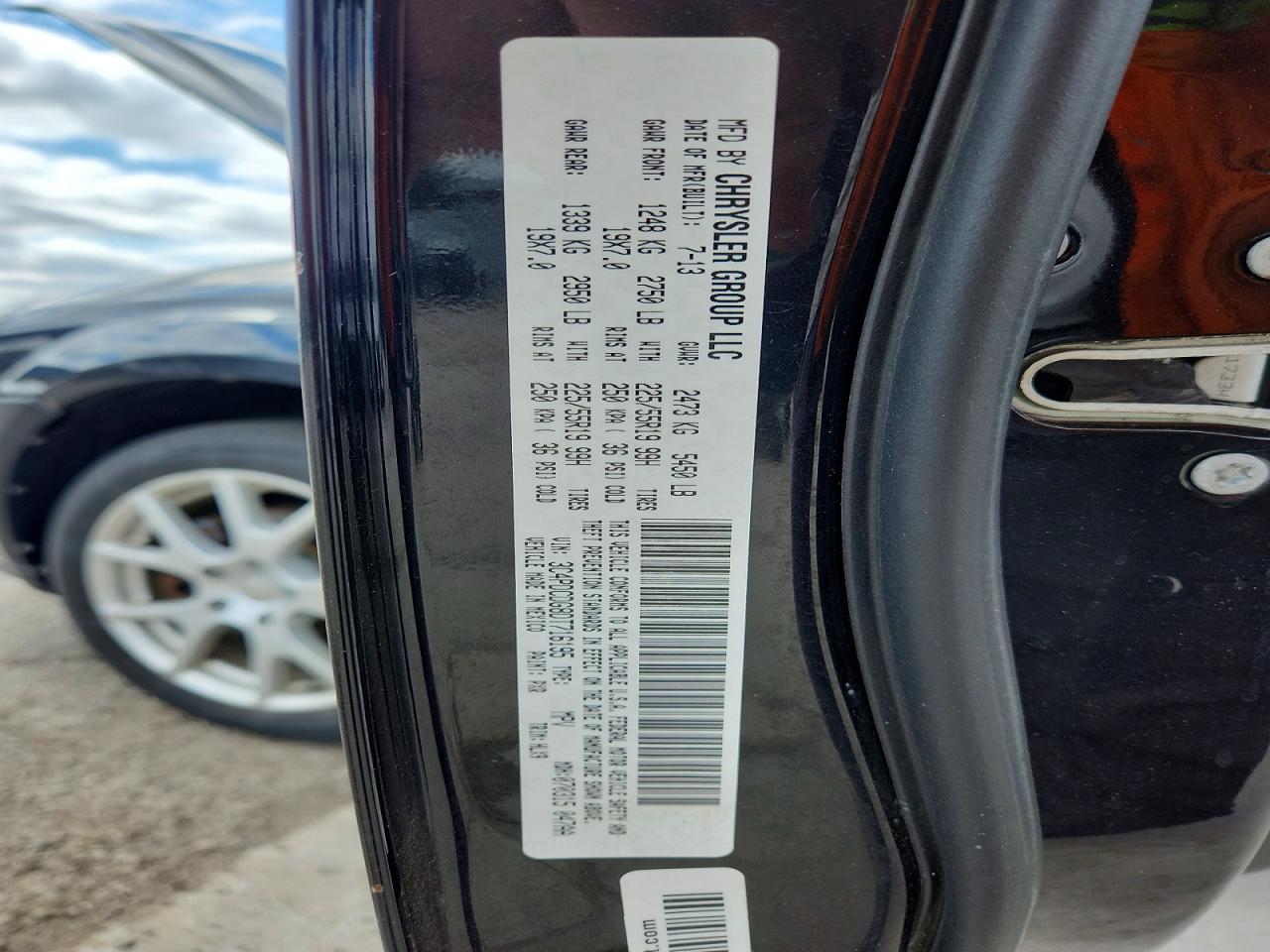 2013 Dodge Journey Crew Black vin: 3C4PDCDG8DT716195