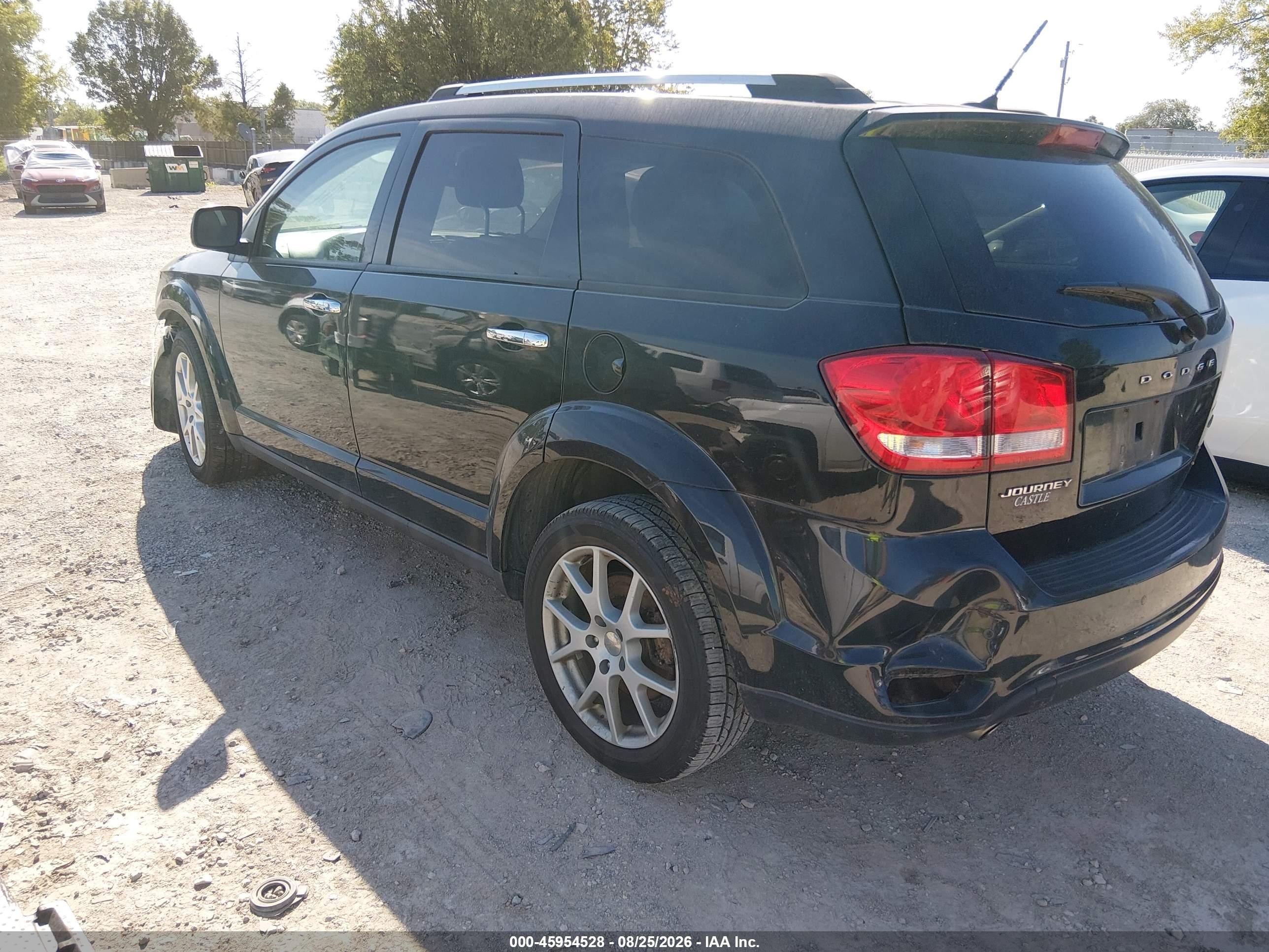 2013 Dodge Journey Crew Черный vin: 3C4PDCDG9DT591675