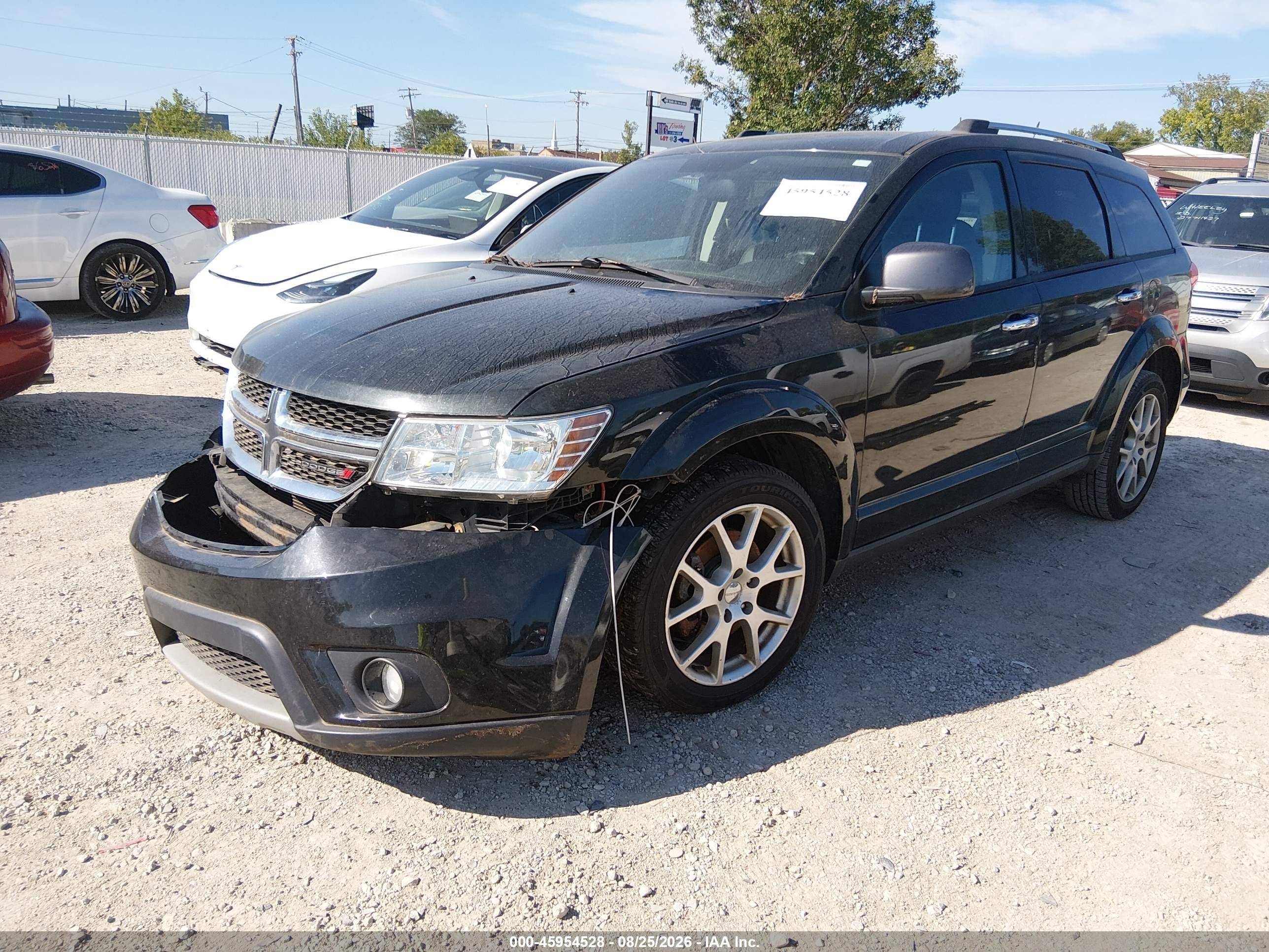 2013 Dodge Journey Crew Черный vin: 3C4PDCDG9DT591675