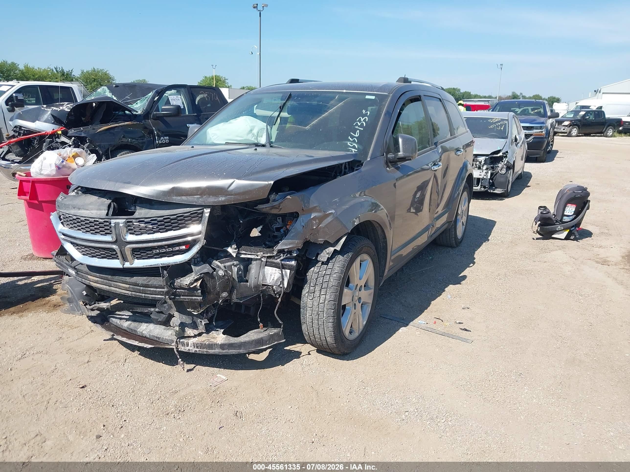 2013 Dodge Journey Crew Gray vin: 3C4PDCDG9DT716187