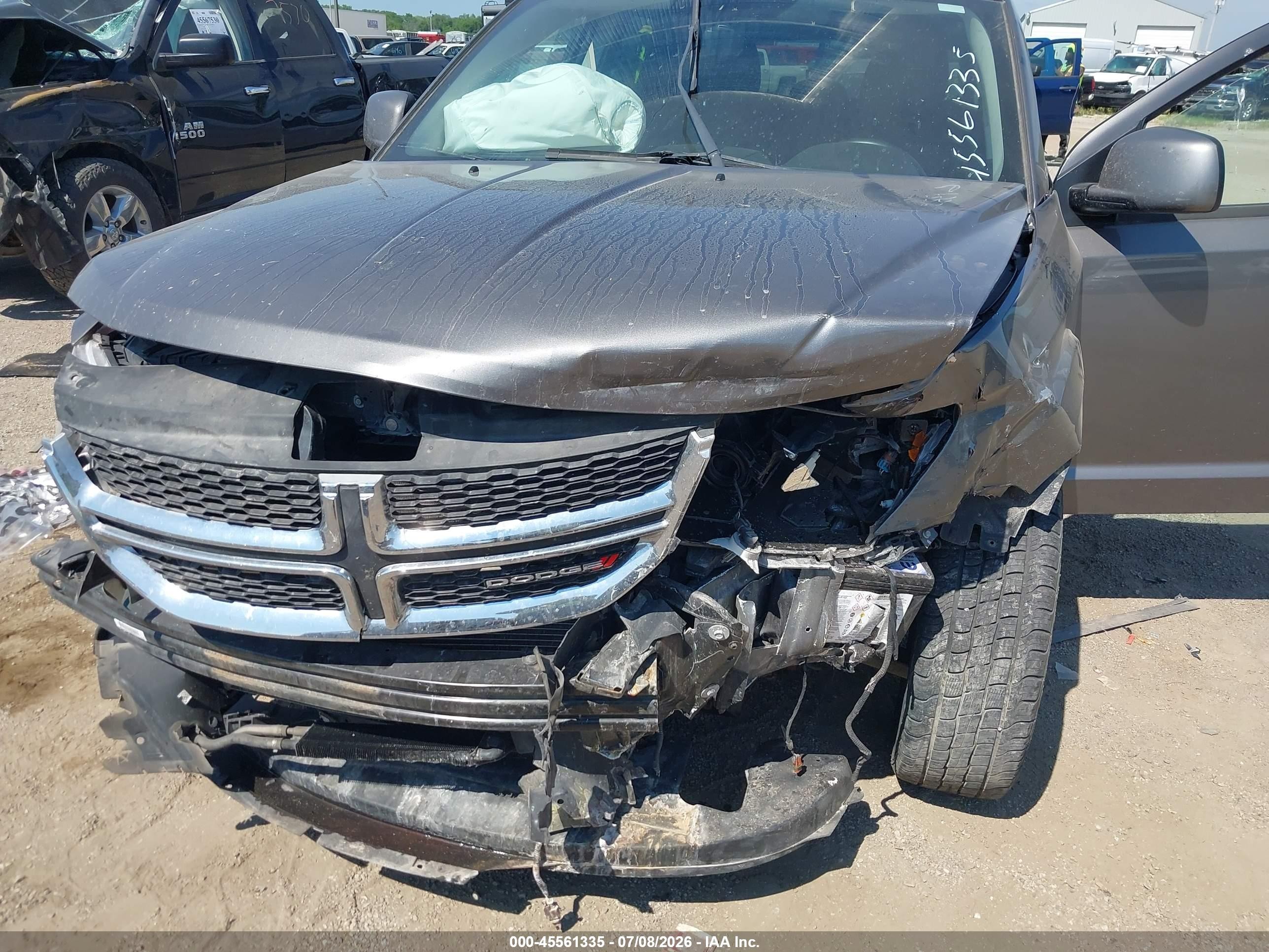 2013 Dodge Journey Crew Gray vin: 3C4PDCDG9DT716187