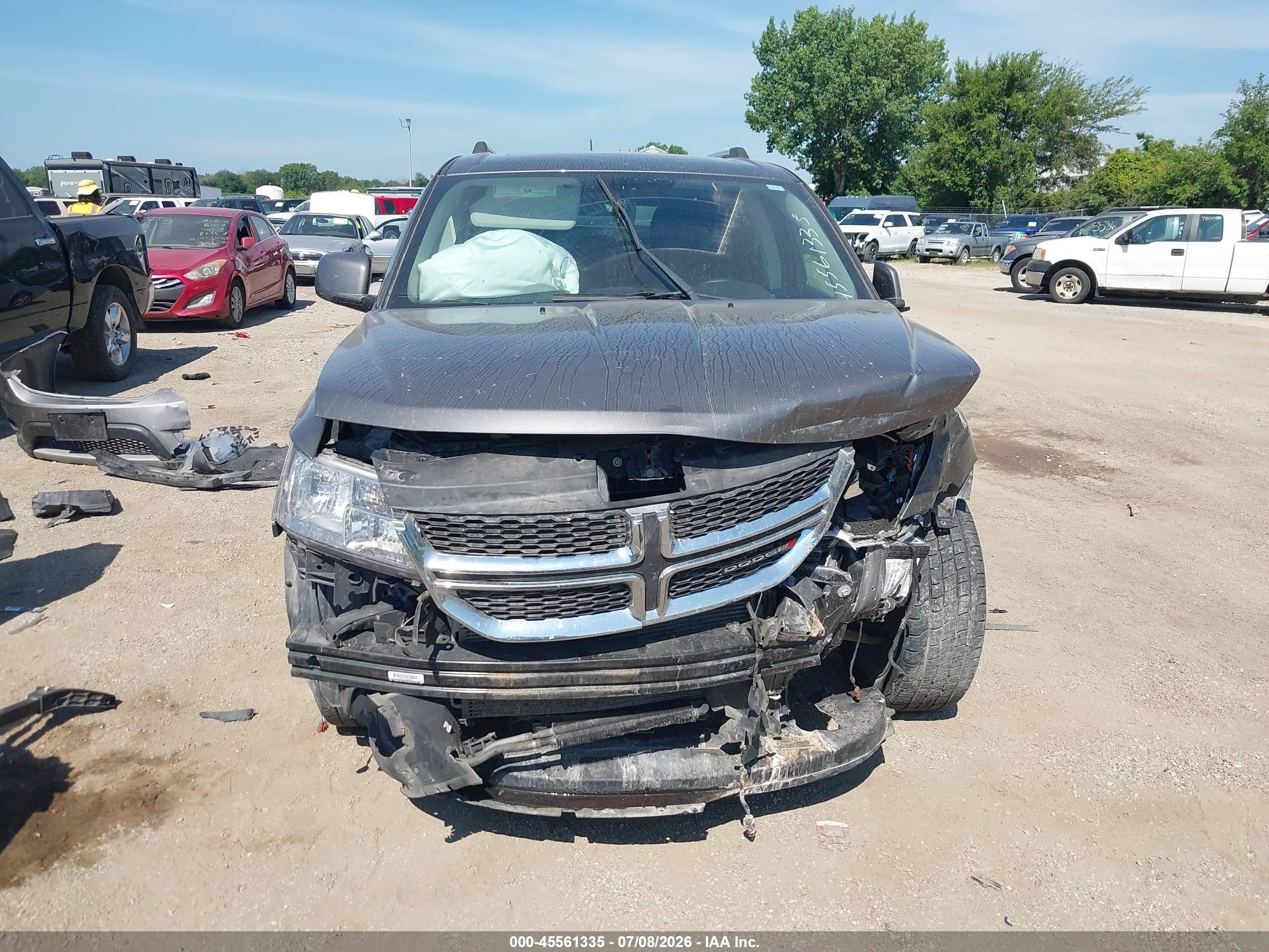 2013 Dodge Journey Crew Gray vin: 3C4PDCDG9DT716187